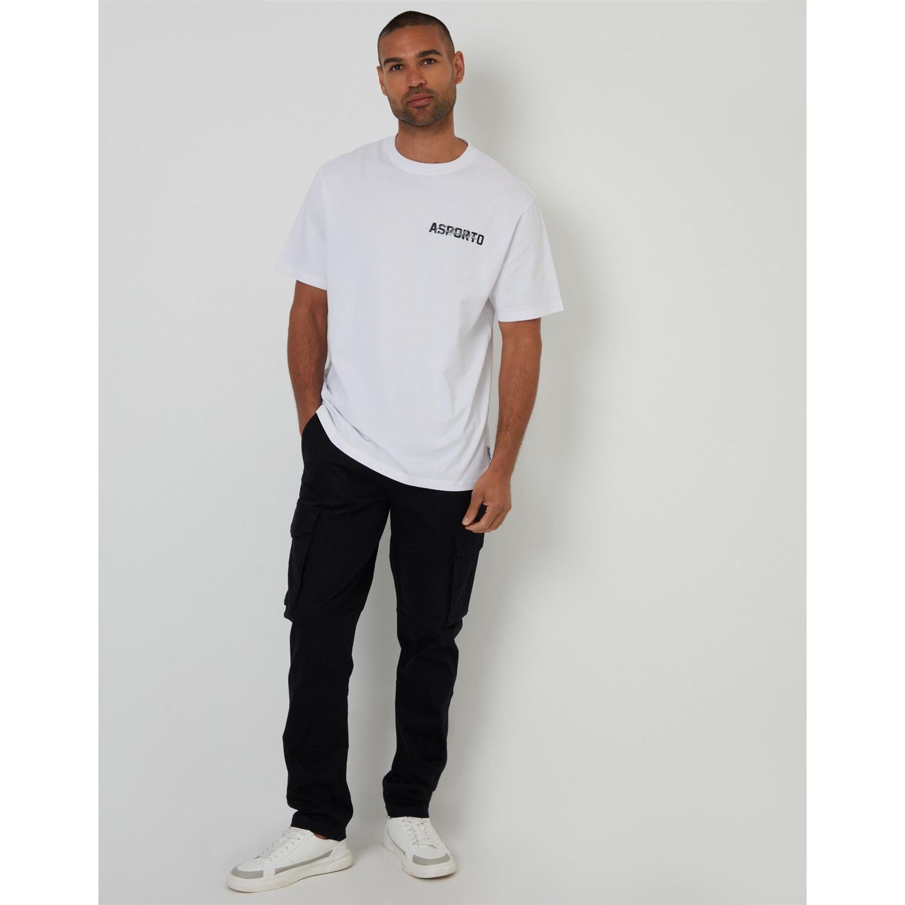 Threadbare Regular Fit Lettering Crew Neck T-Shirt