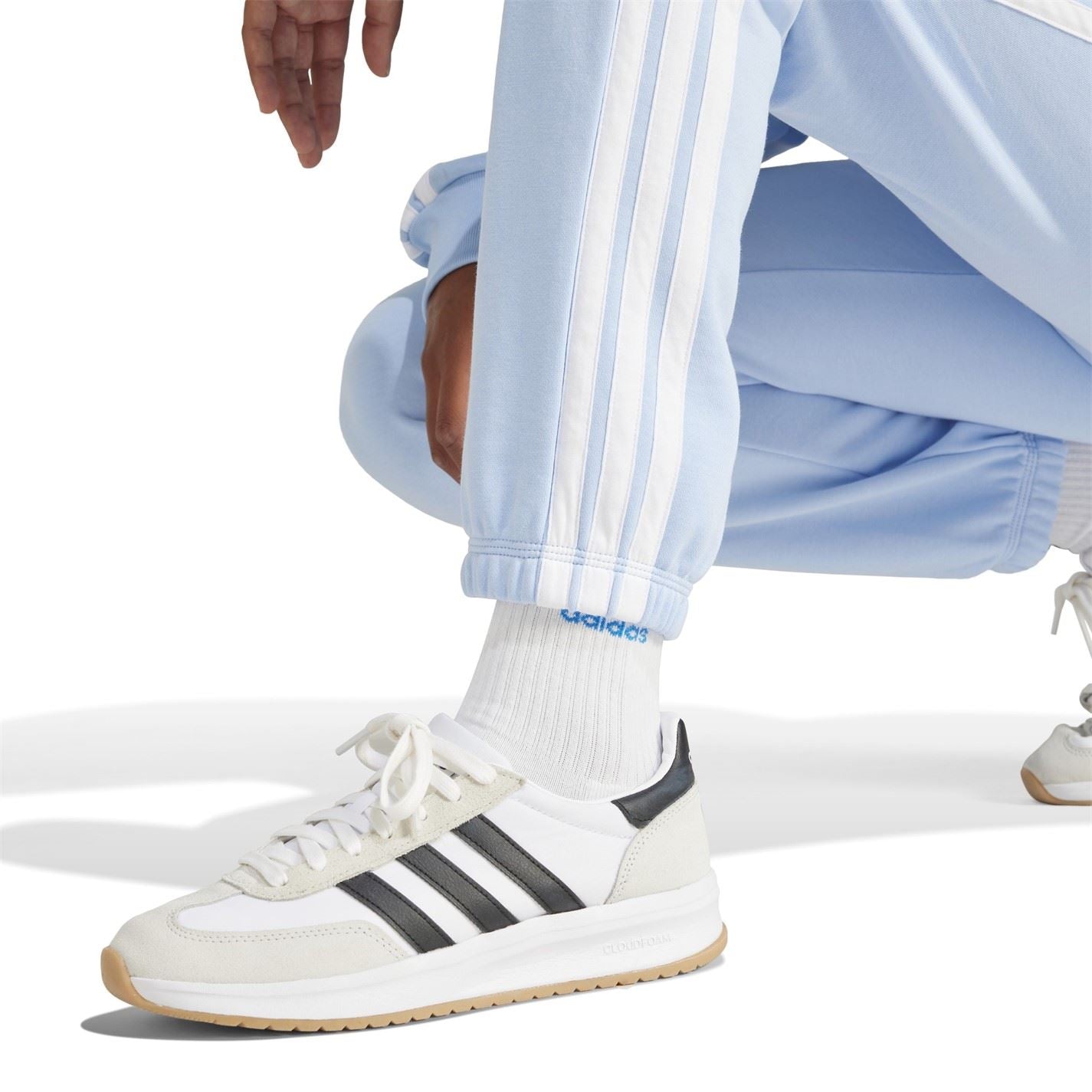 adidas Womens Essentials 3 Stripes Pants Slim