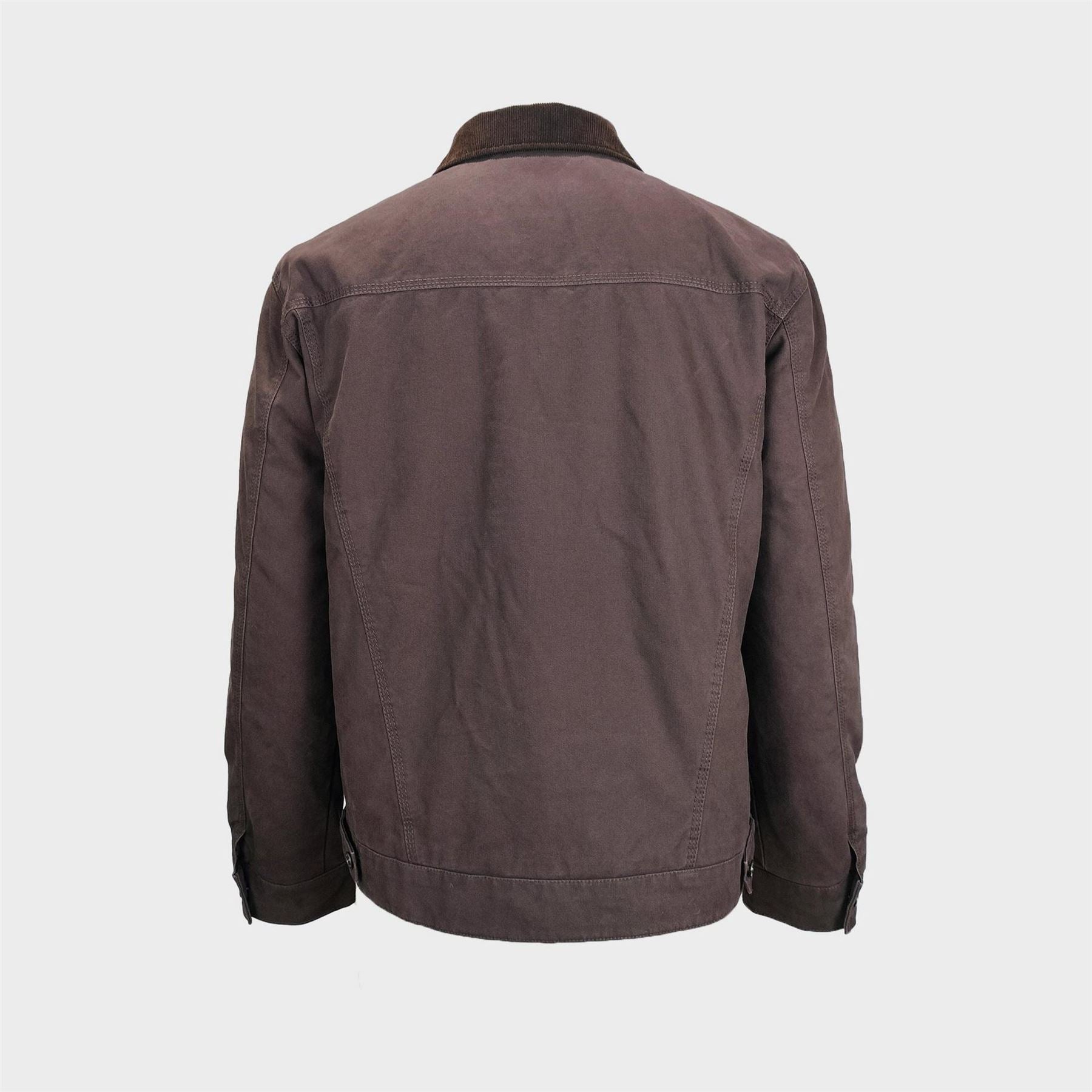 Jack Wills Stone Canvas Wind Resistant Cotton Long Sleeve Varsity Jacket