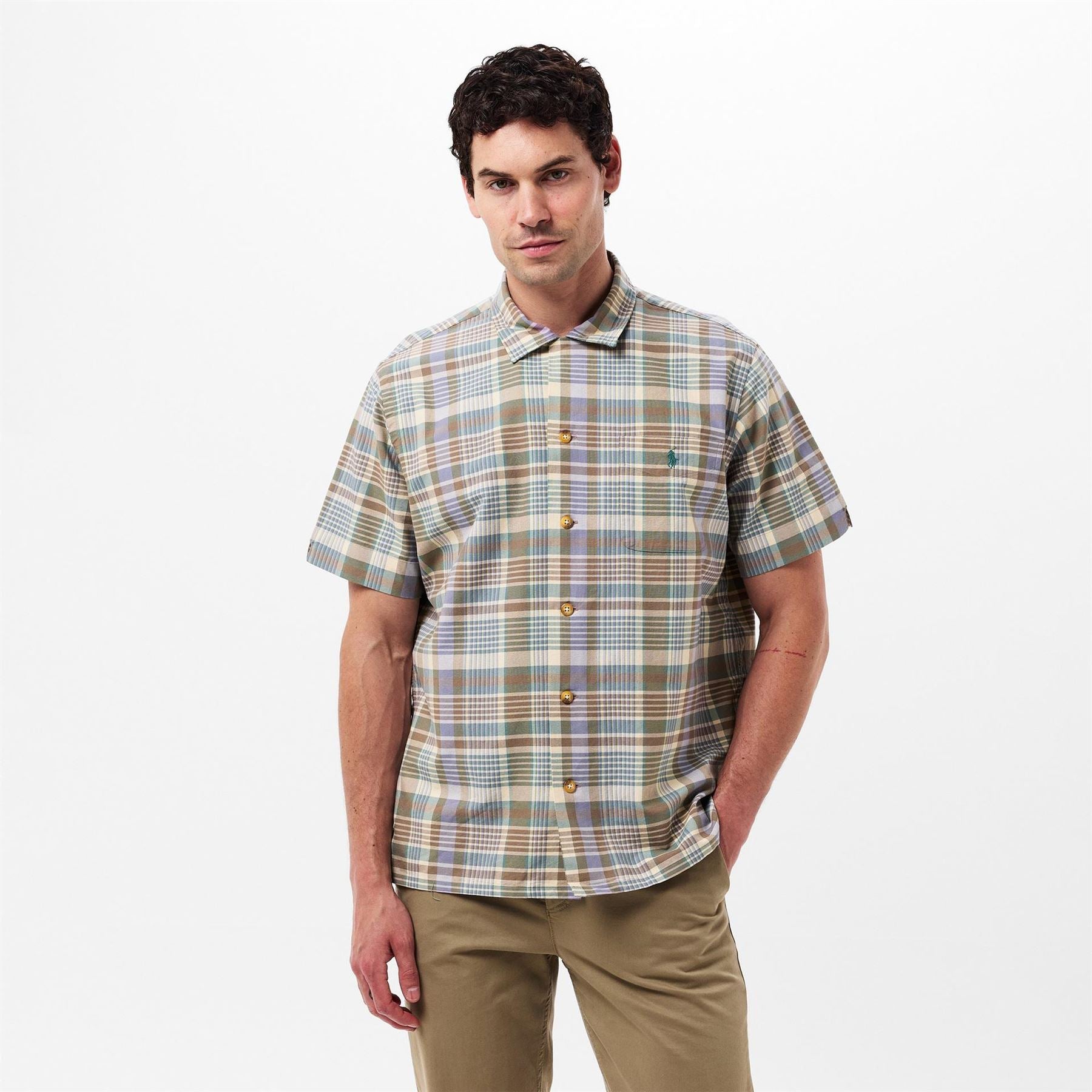 Polo Ralph Lauren Plaid Regular Fit Short Sleeve Shirt