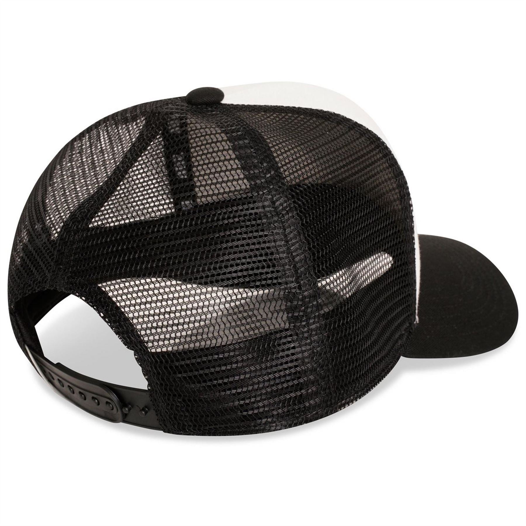 Societe Noir Color Block Mesh Base Ball Cap with Logo