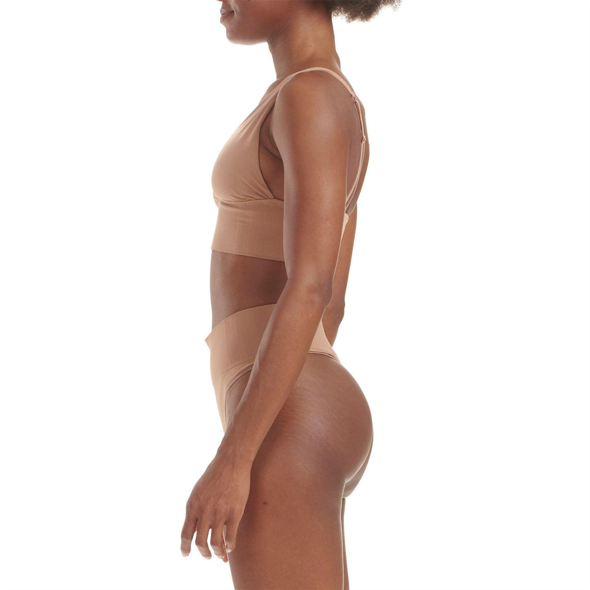 adidas Active Seamless Micro Stretch Long Line Plunge Bra