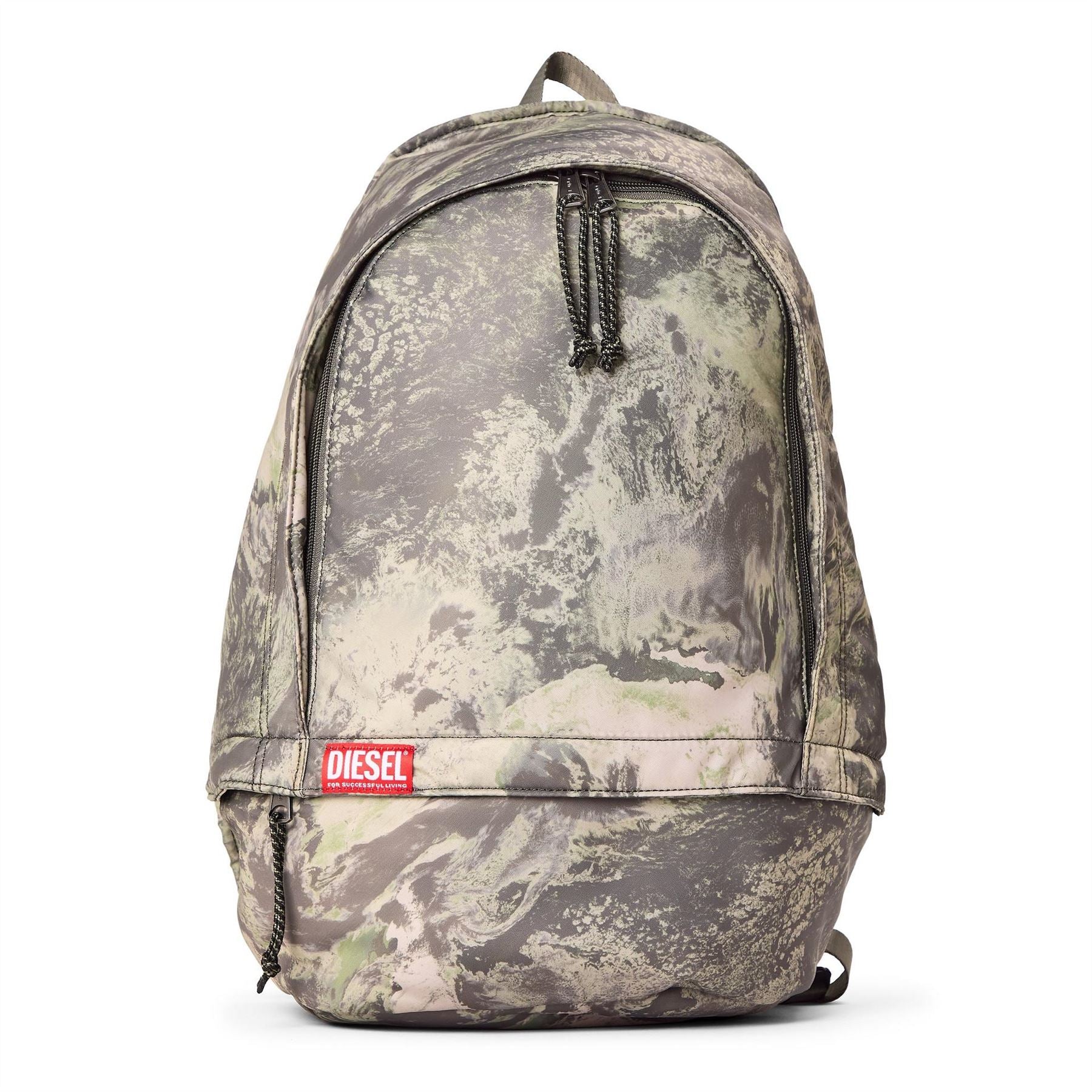 Diesel Rave Camo Patterned Backpack with Logo Patch