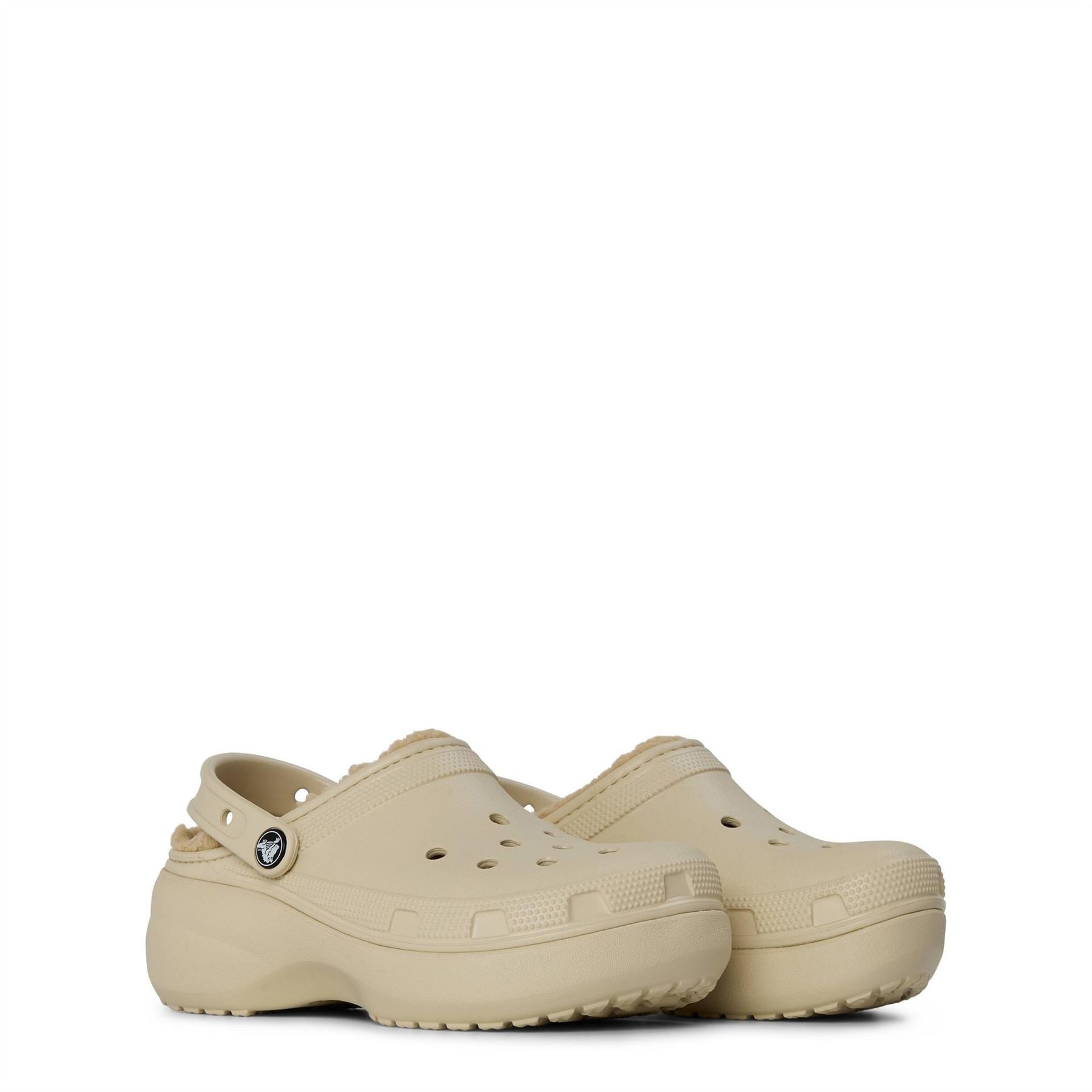 Crocs Platform Crocodile Print Lined Shuv Clogs
