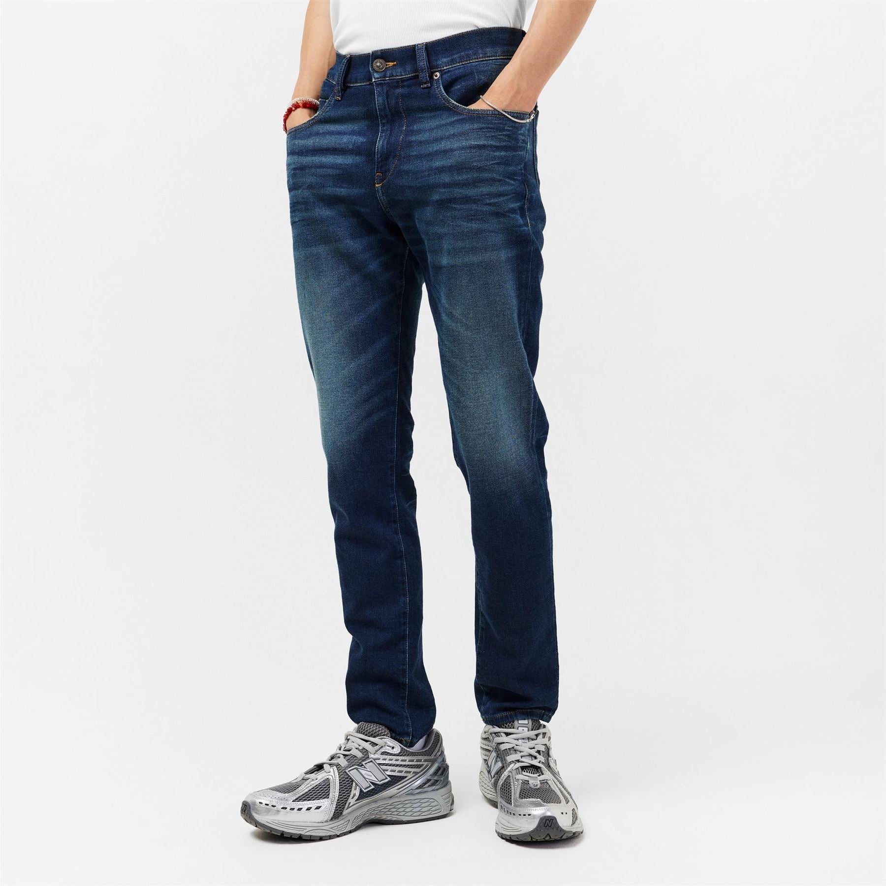 Diesel Striket Z Five Pocket Straight Leg Jeans
