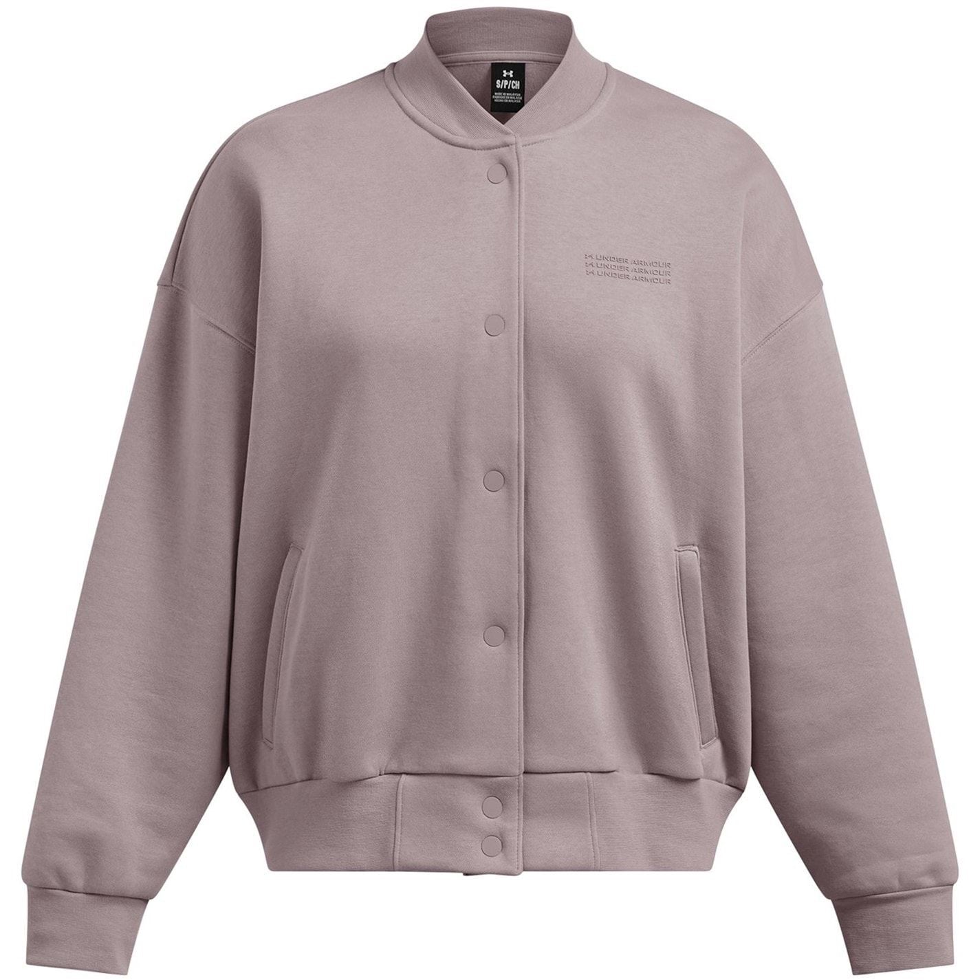 Under Armour Fleece Varsity Bomber Jacket