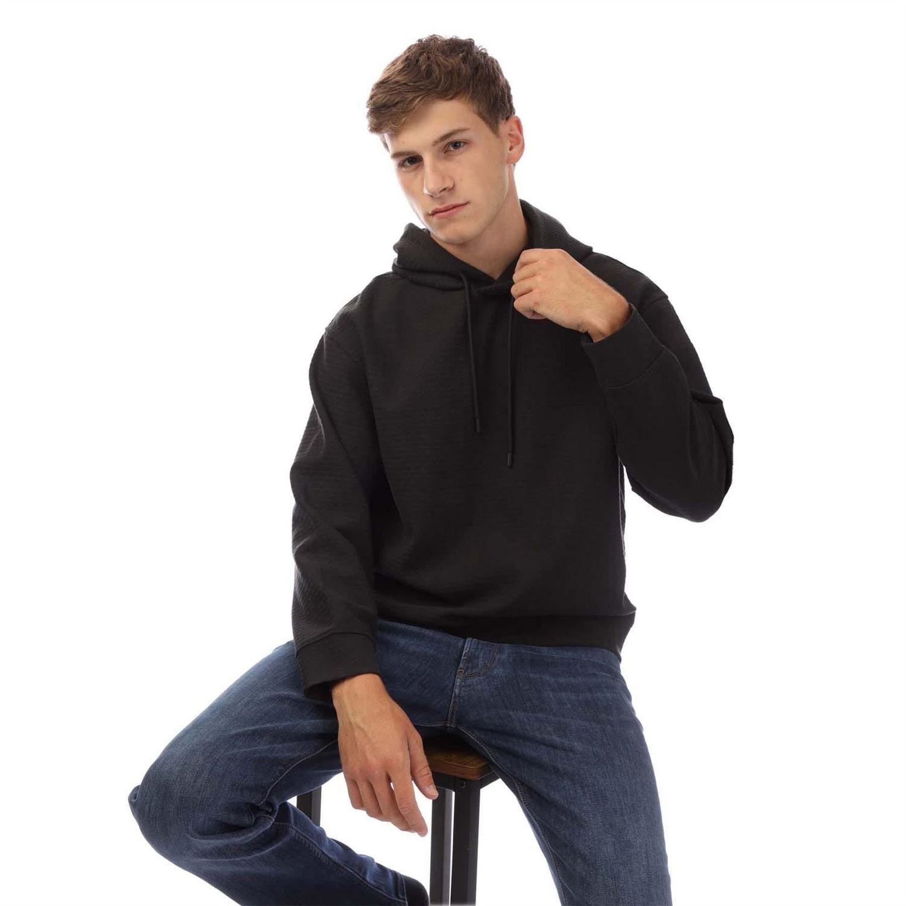 Emporio Armani Lettering Hoodie