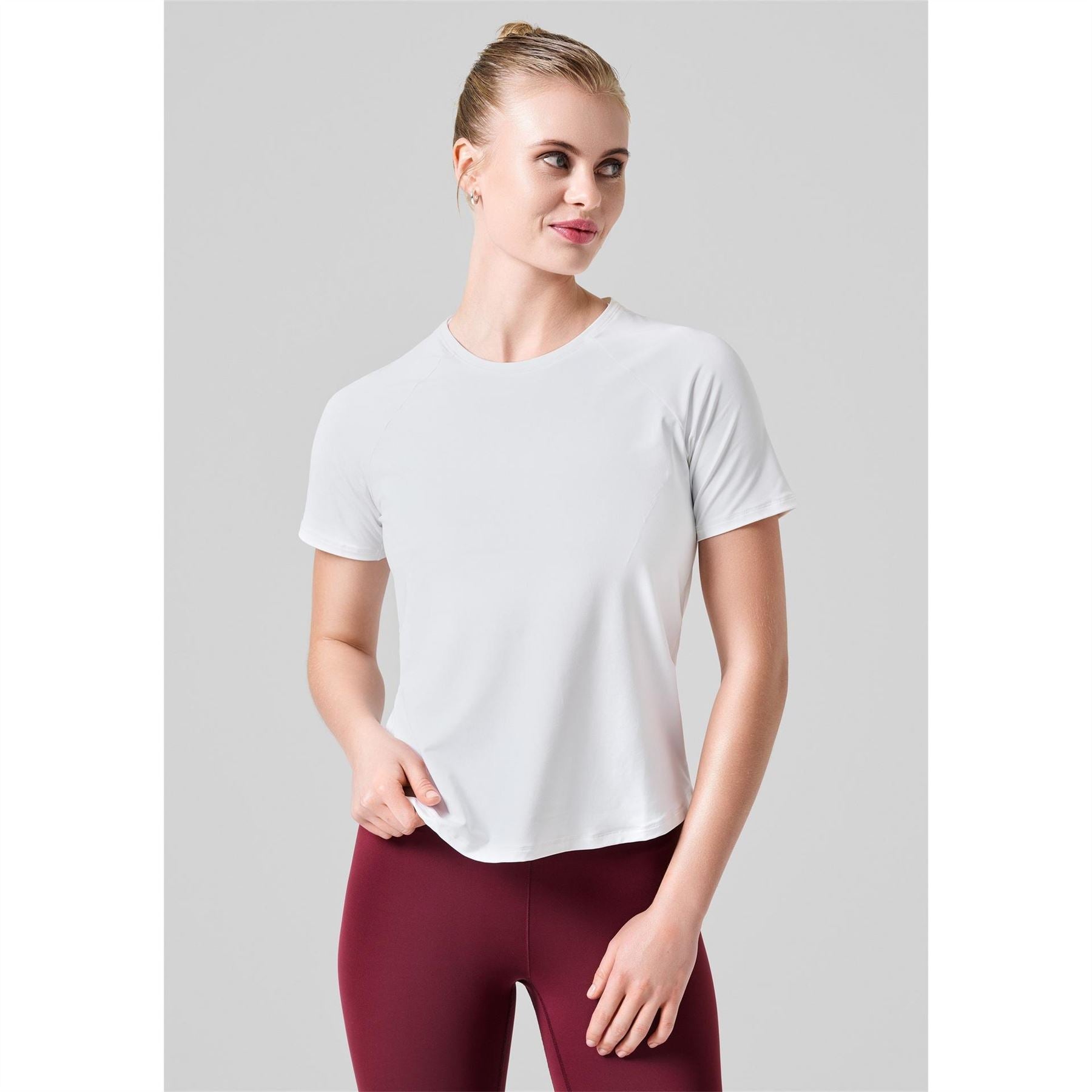 Casall Raglan Sleeve Crew Neck Regular Fit T-Shirt