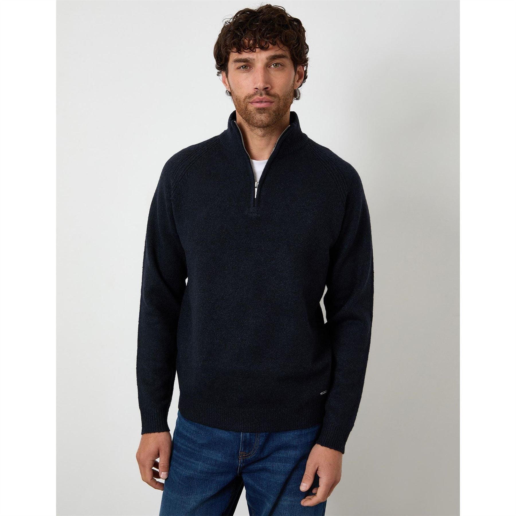 Threadbare Tb Rossen Quarter Zip Fleece