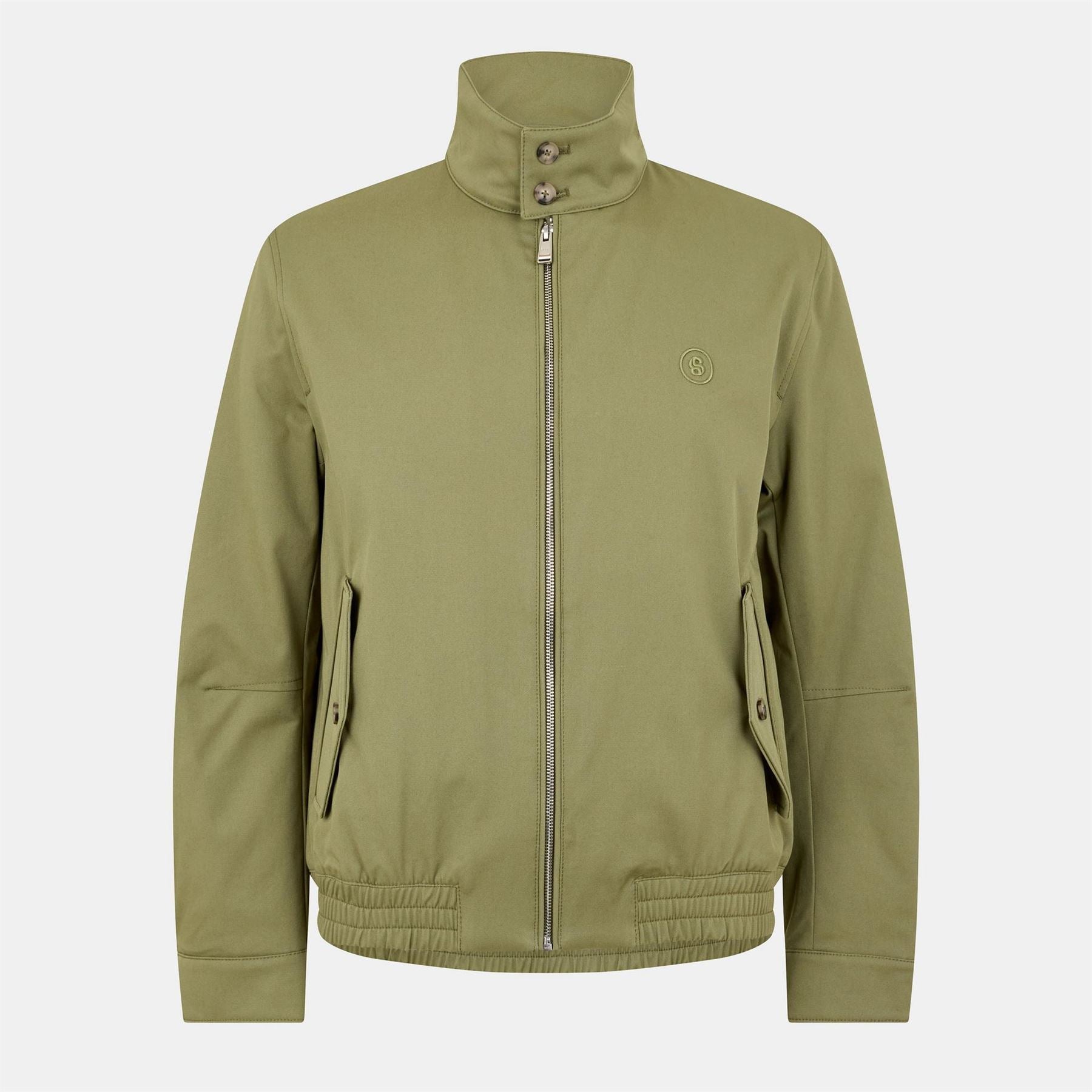 Boss H Coiner 253 Ribbed Cuffs Full Zip Harrington Jacket