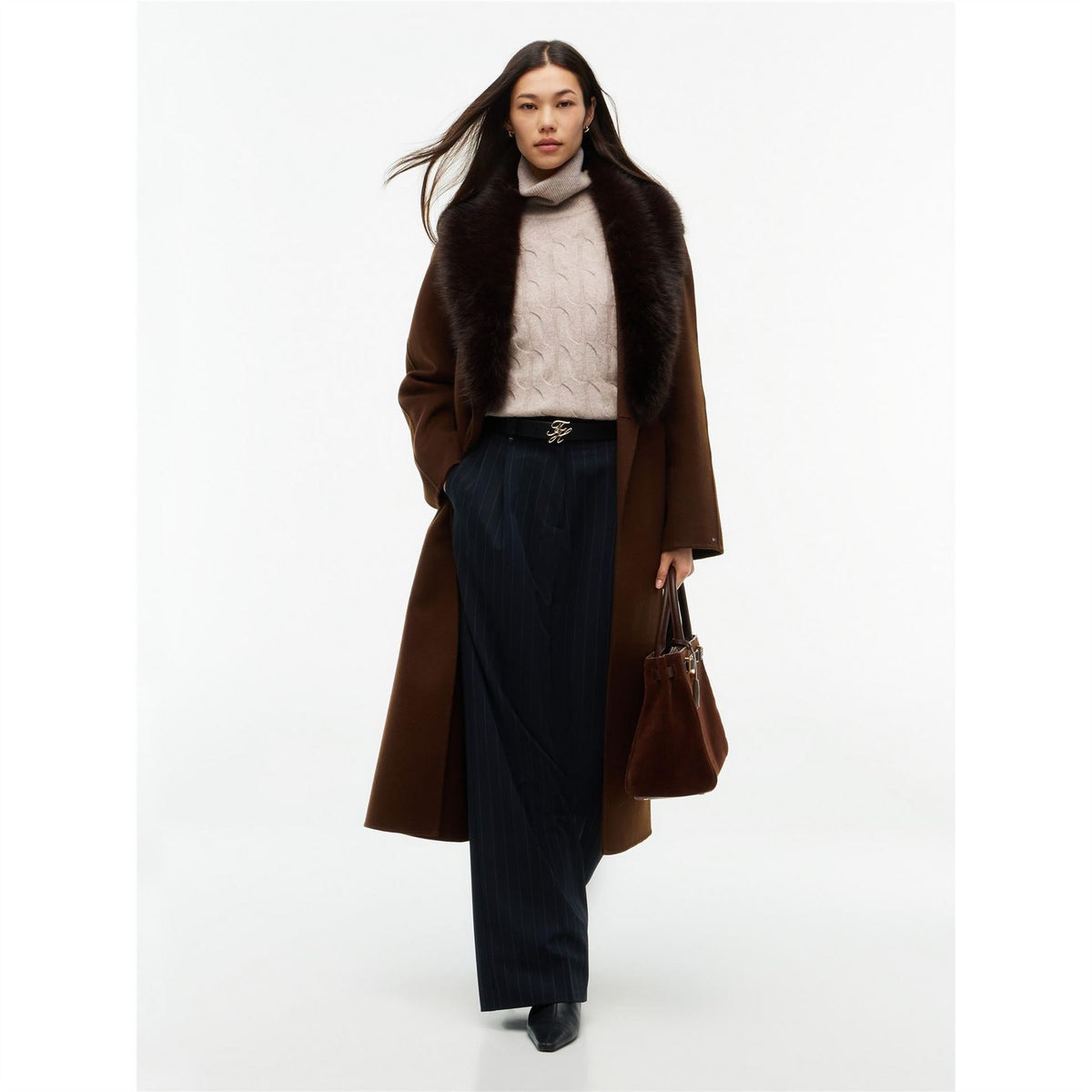 Tommy Hilfiger Blt Wool Coat Ld64
