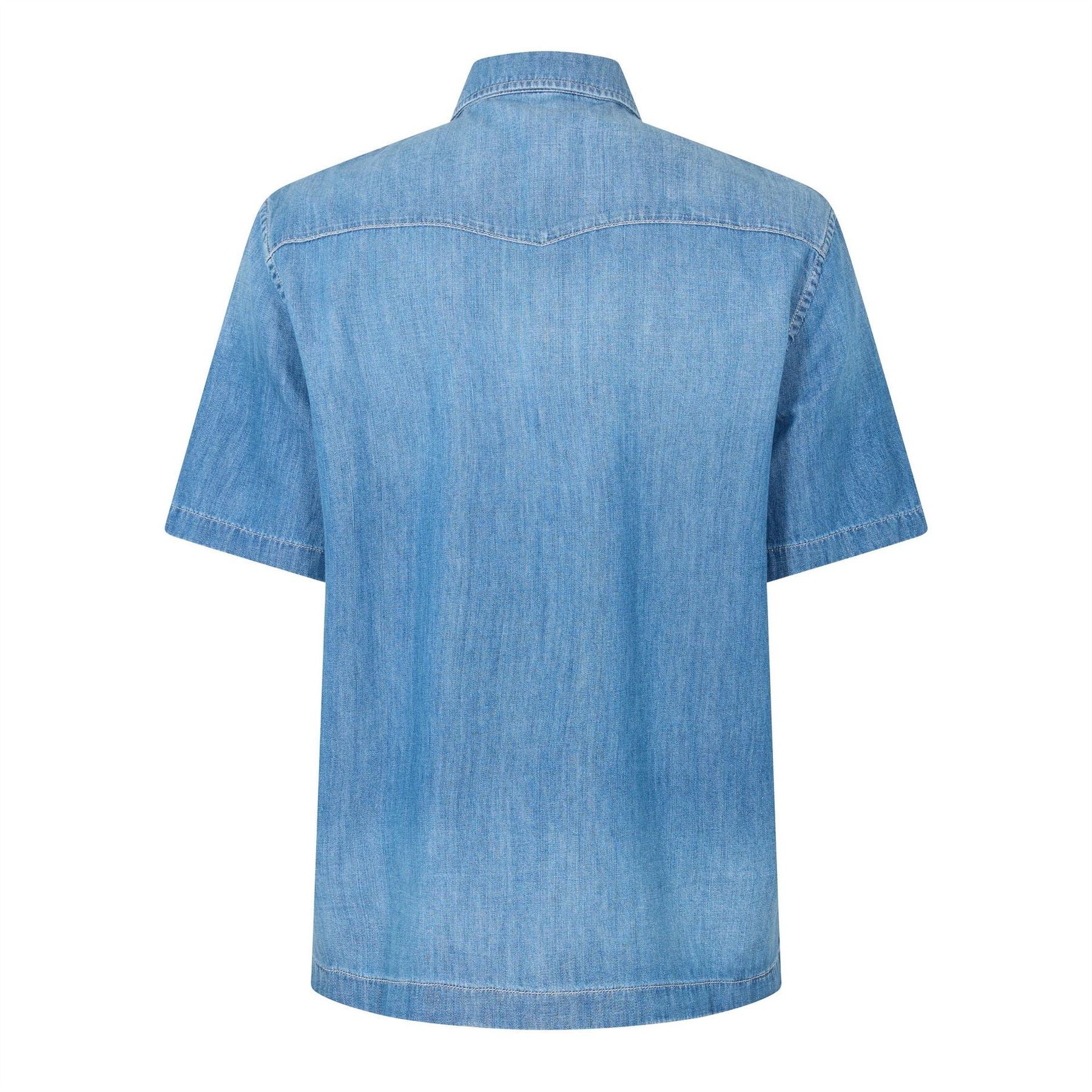 7 For All Mankind Short Sleeve Plain Shirt