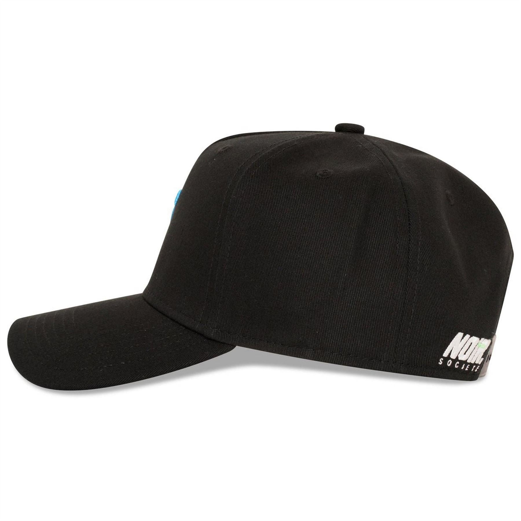 Societe Noir Racer Snapback Cap with Lettering