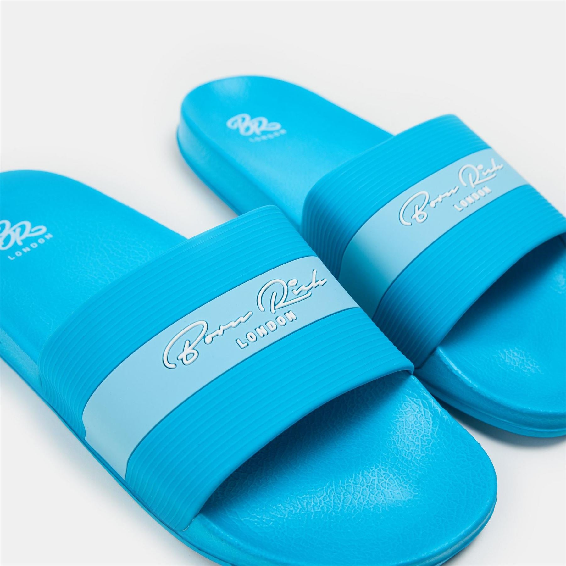 Born Rich Solid Patterned Open Toe Aurelio Slides