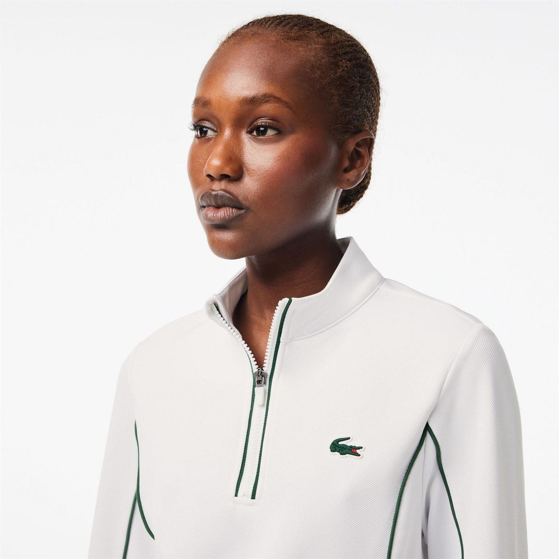 Lacoste Fit Quarter Zip Sweatshirt