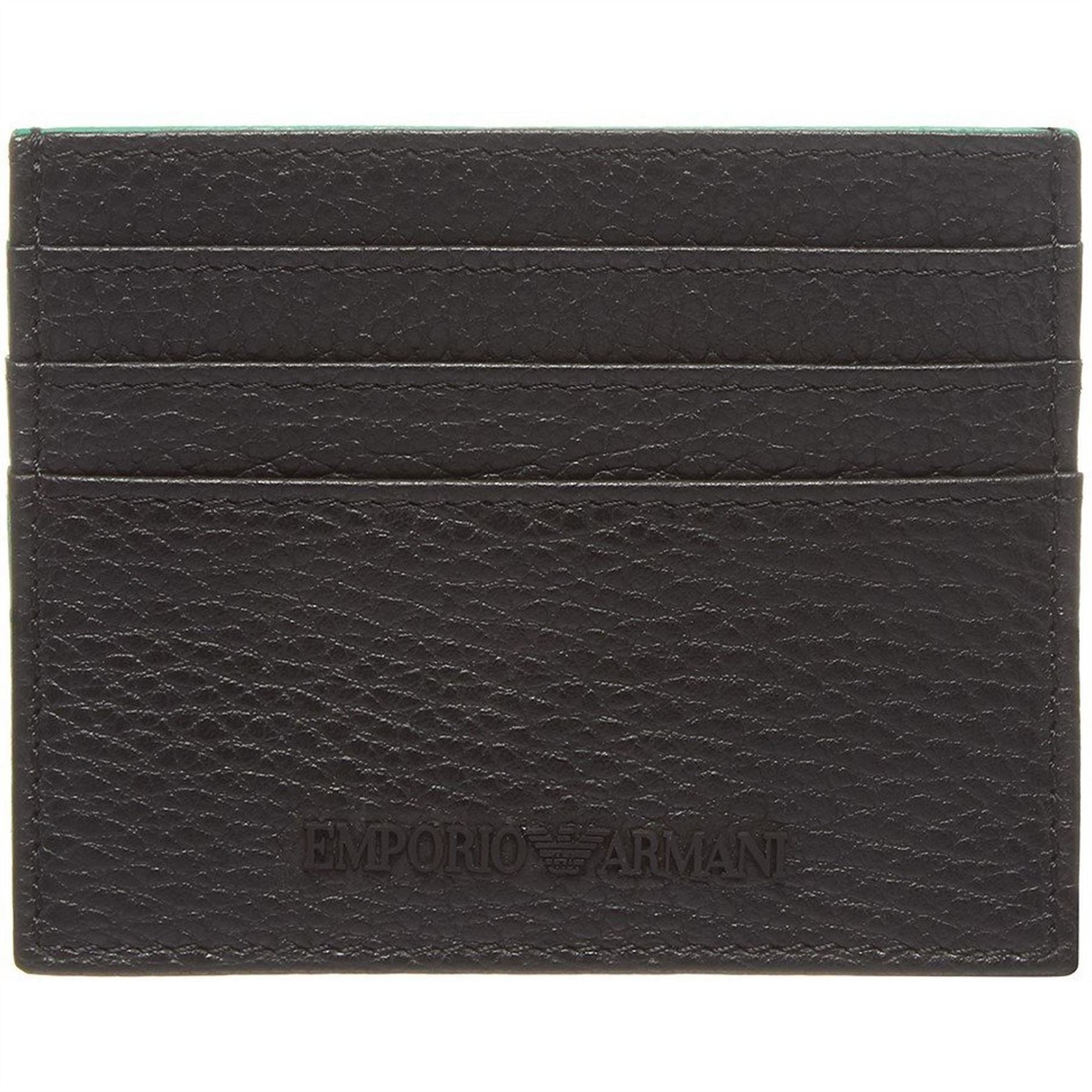 Emporio Armani Word Logo Card Holder