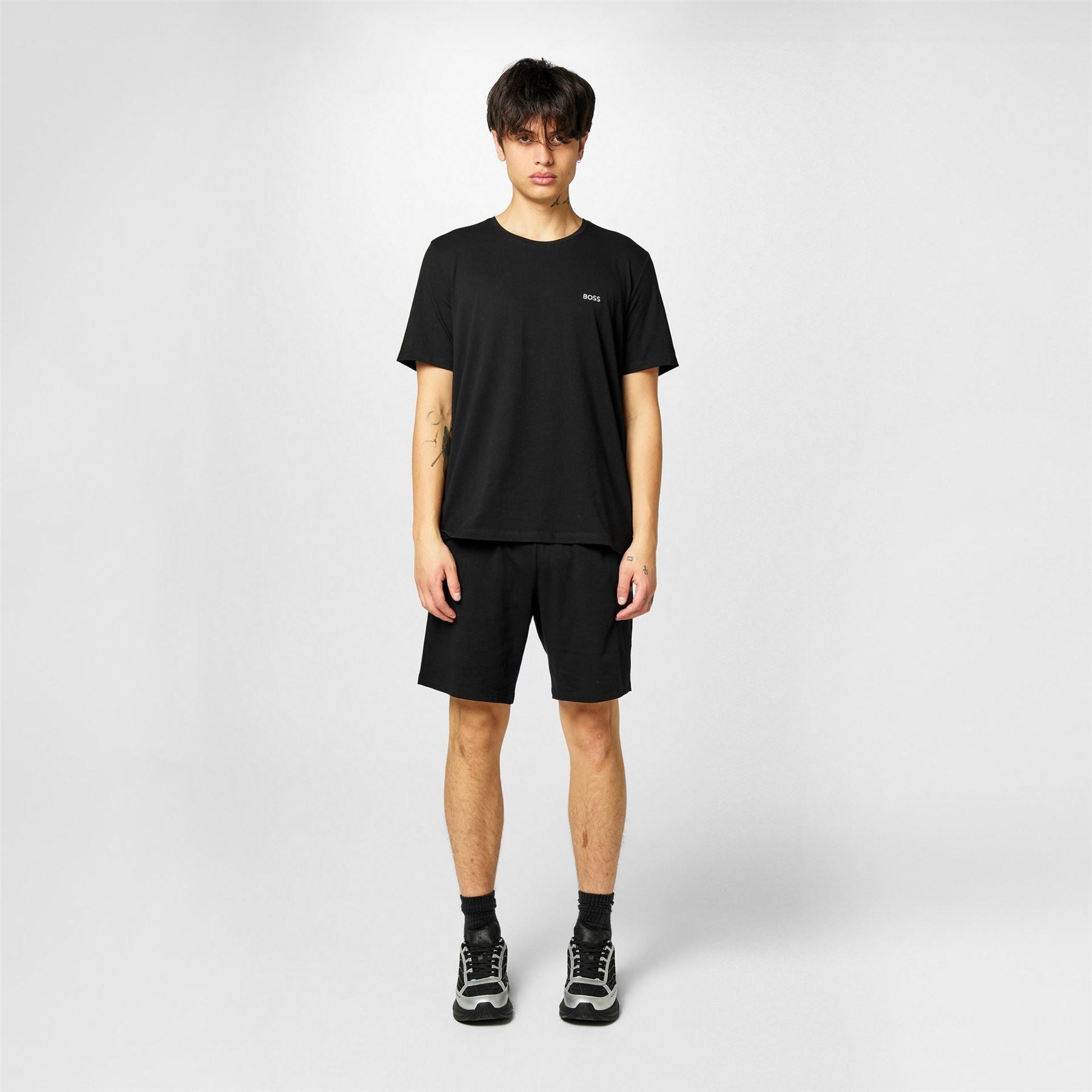Boss BOSS Bodywear Mix  And  Match Premium Cotton T Shirt with Logo Detail