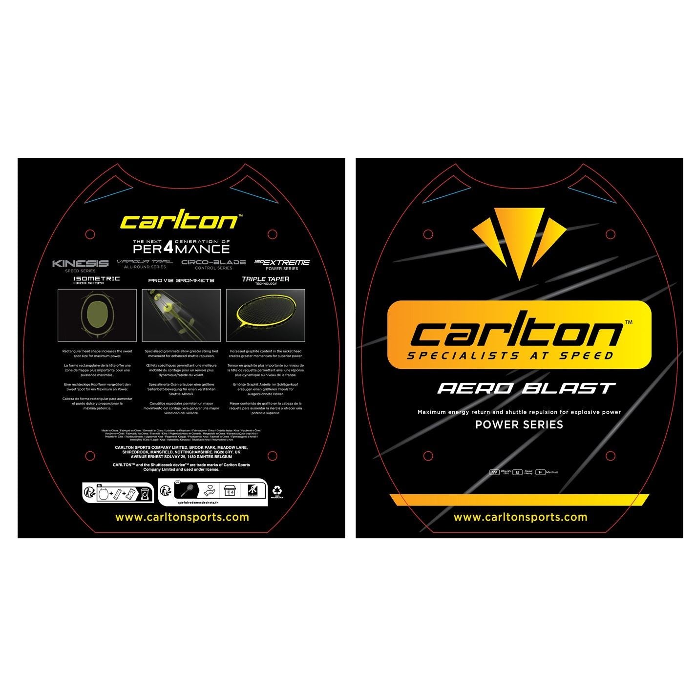 Carlton Aero Blast Badminton Racket