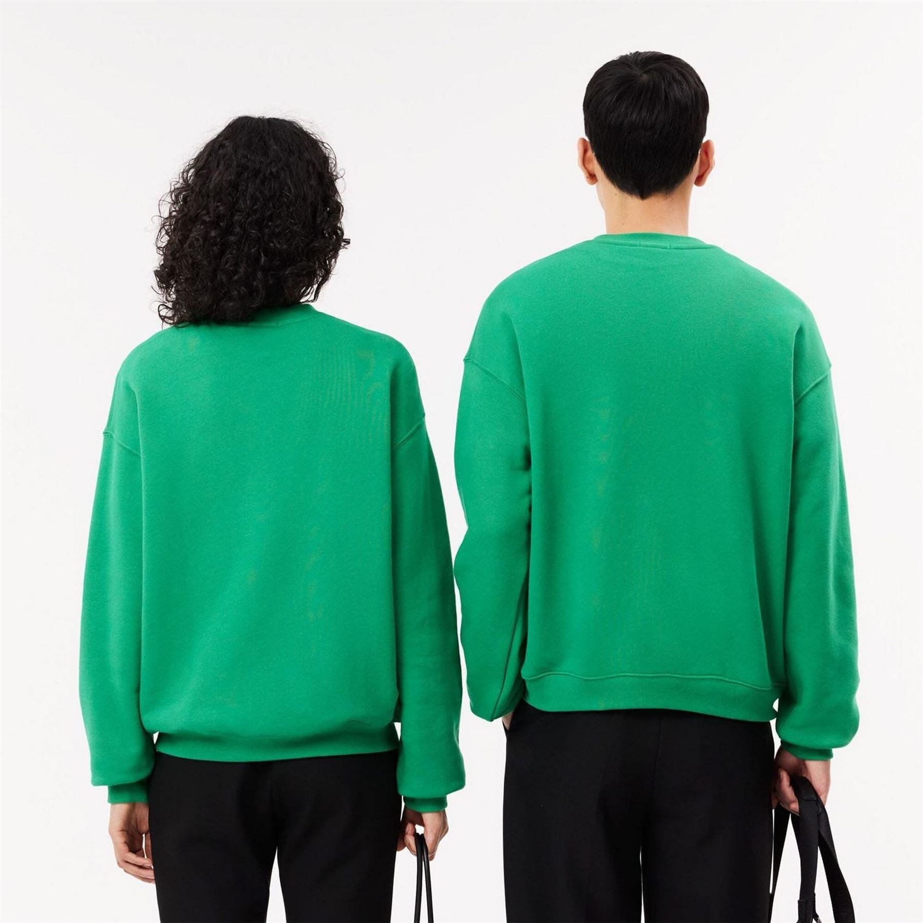 Lacoste Fit Badge Accent Fleece Sweatshirt
