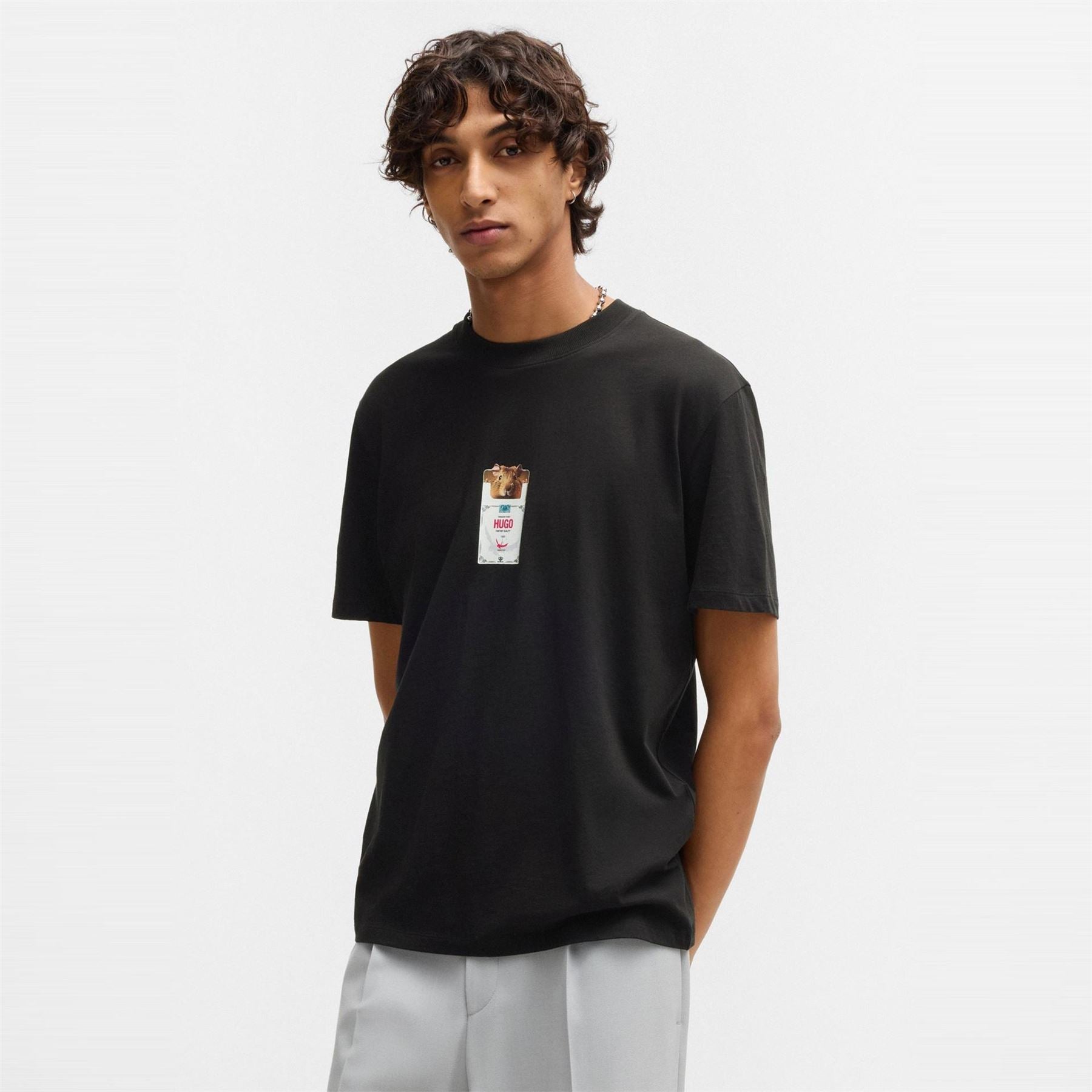 Hugo Regular Fit Crew Neck T-Shirt