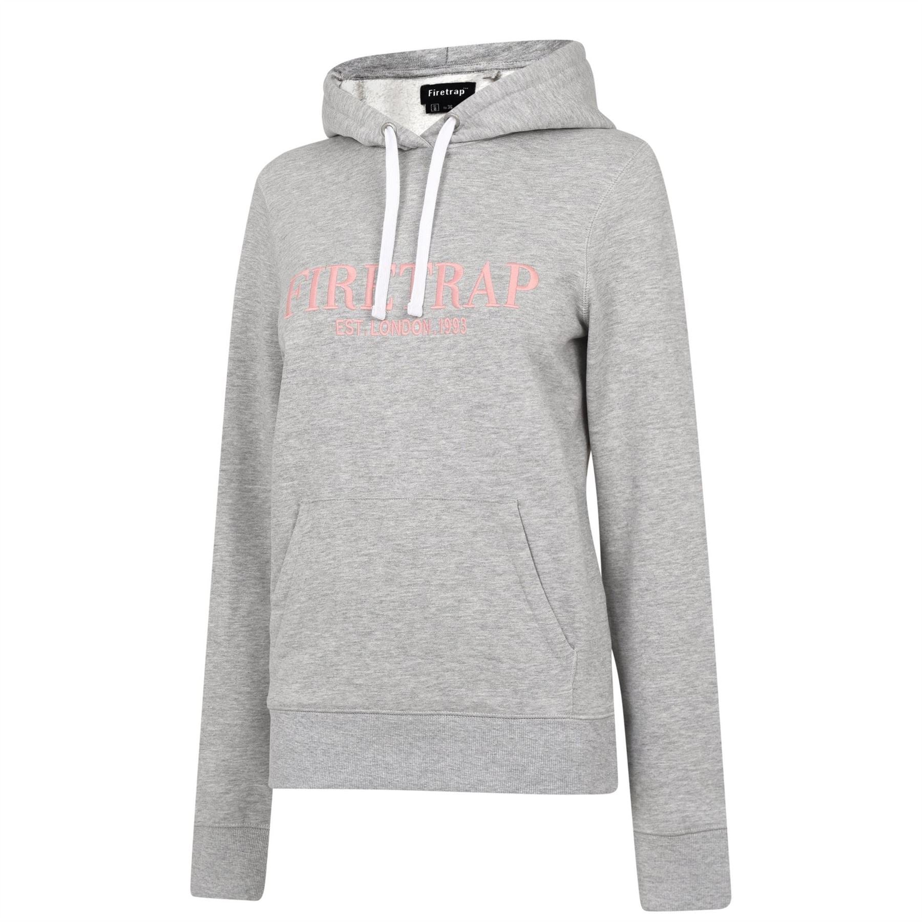 Firetrap Large Logo Hoodie