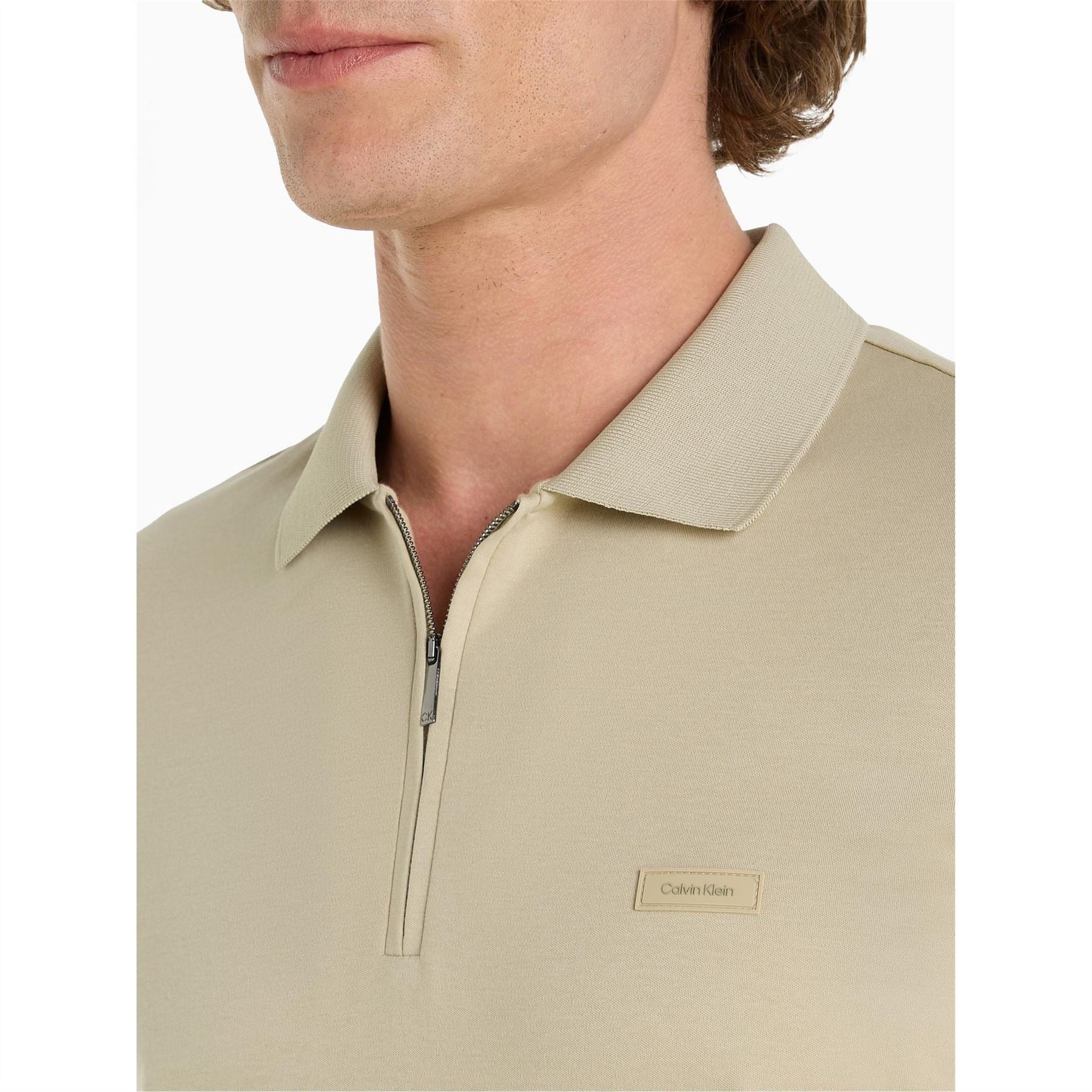 Calvin Klein Zip Polo Shirt