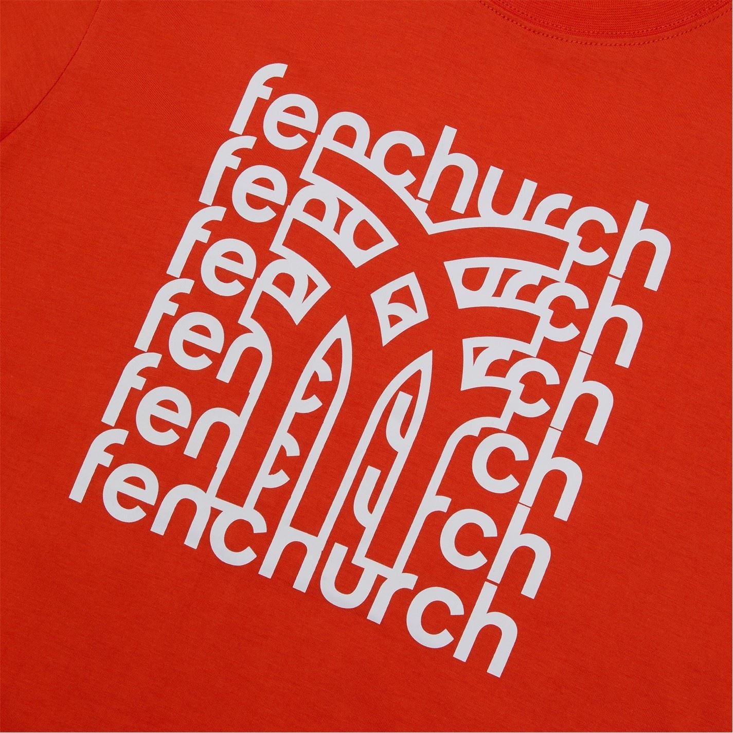Fenchurch Jones Lettering Regular Fit Long Sleeve T-Shirt