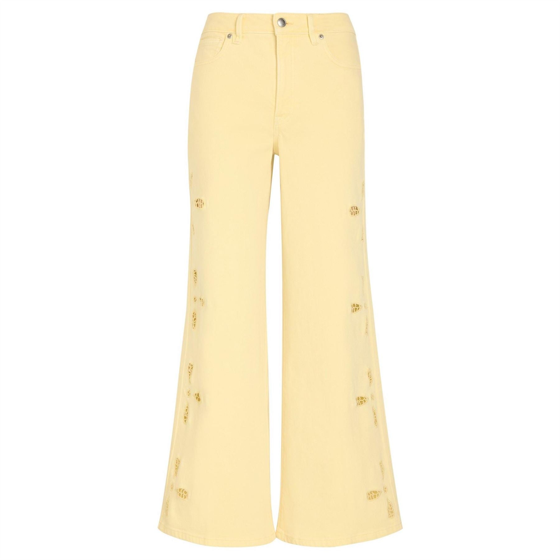 Good American Waist Palazzo Ankle