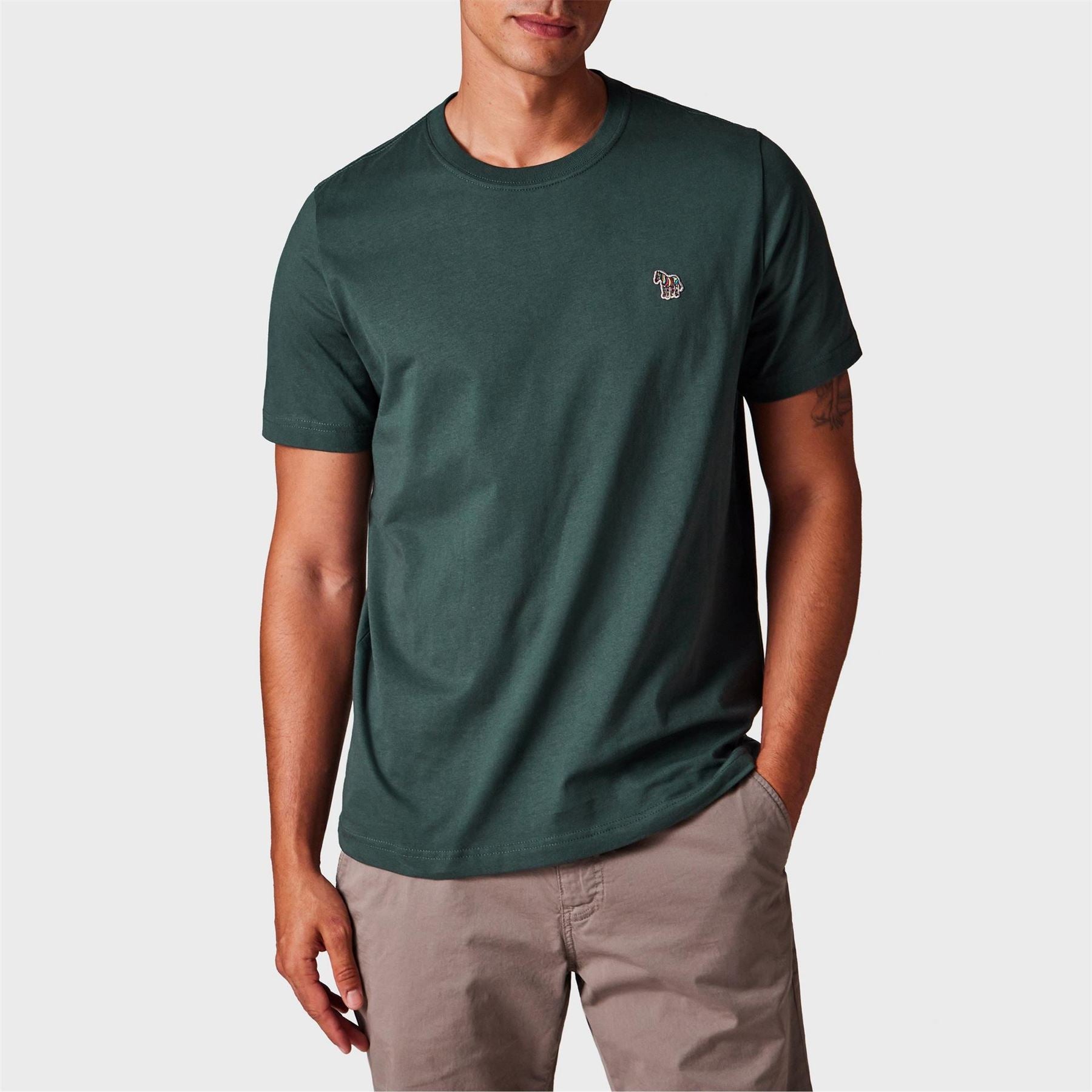PS Paul Smith Regular Fit Zebra Crew Neck T-Shirt