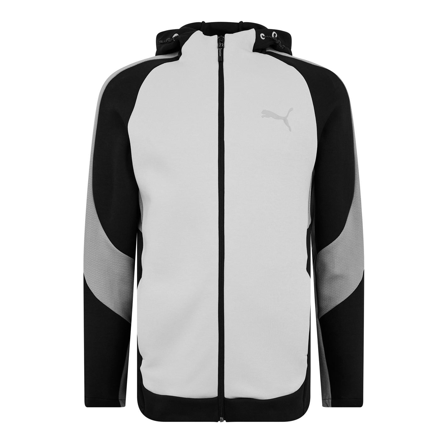 Puma Full Zip Hooded Hip Length Relaxed Fit Top