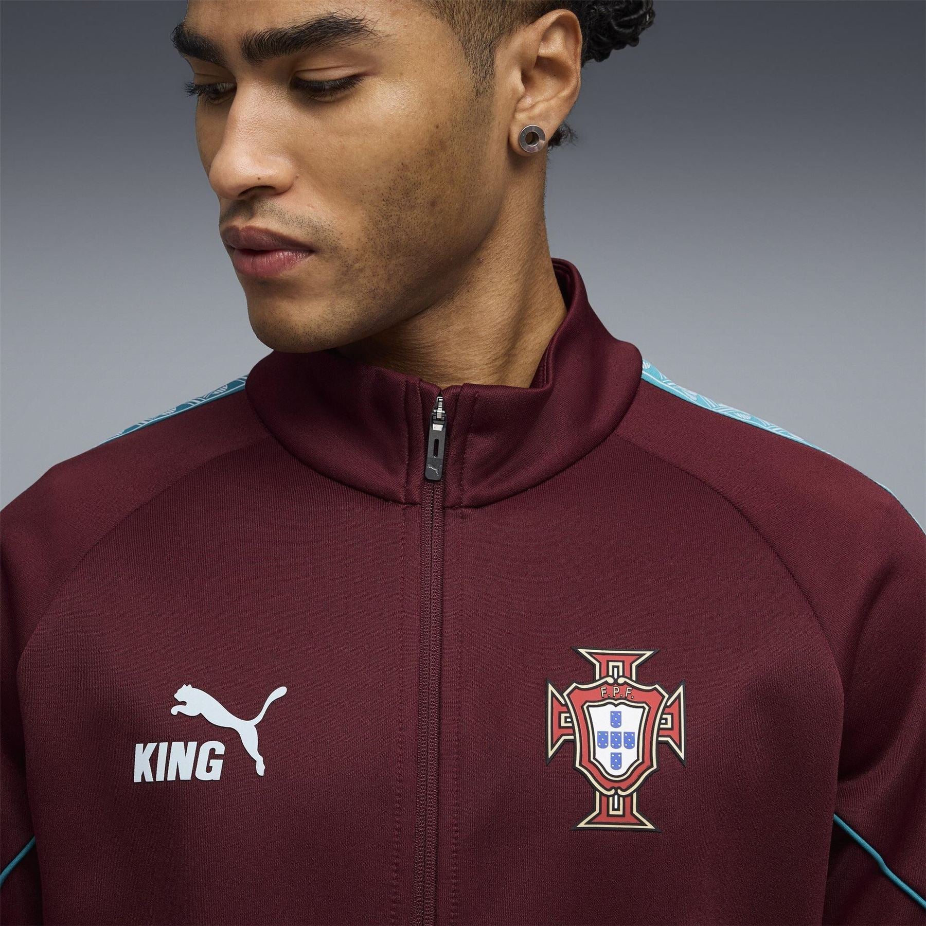 Puma Portugal International Licensed Tracksuit Top