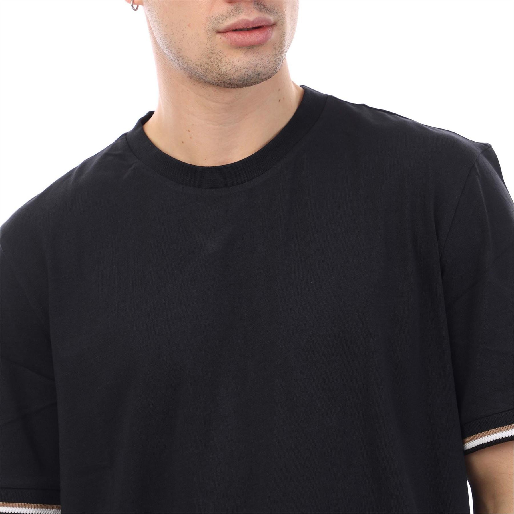 Boss Signature Stripe Cuffs T-Shirt