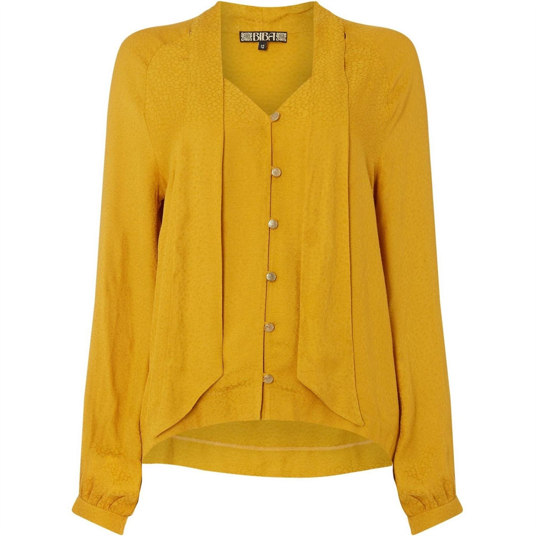 Biba Jacquard Pussybow Blouse