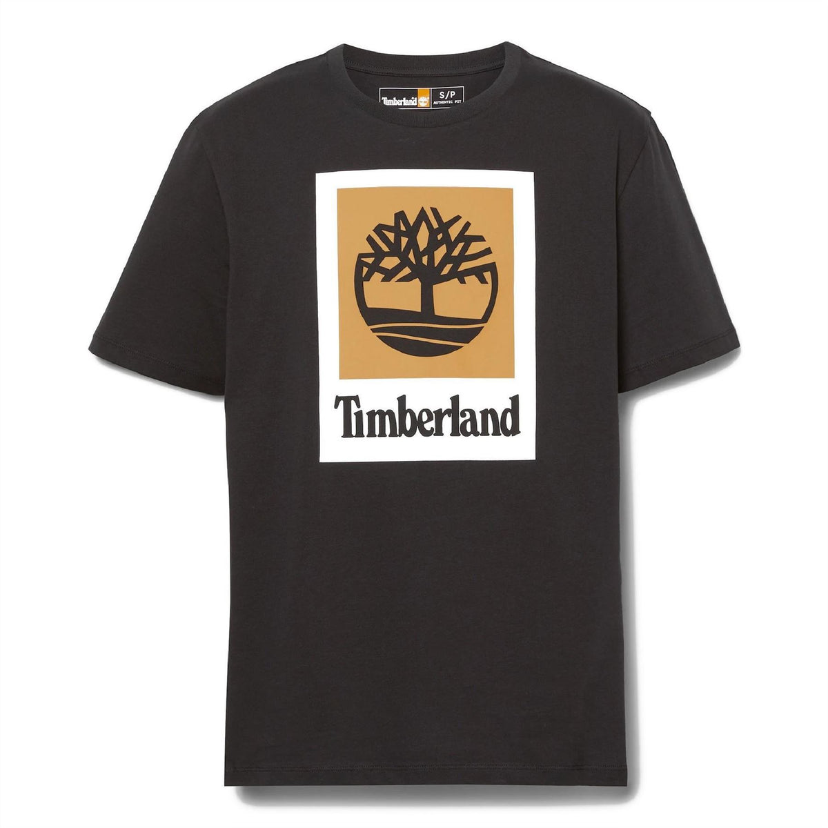 Timberland Stack Logo Cotton Short Sleeve T-Shirt