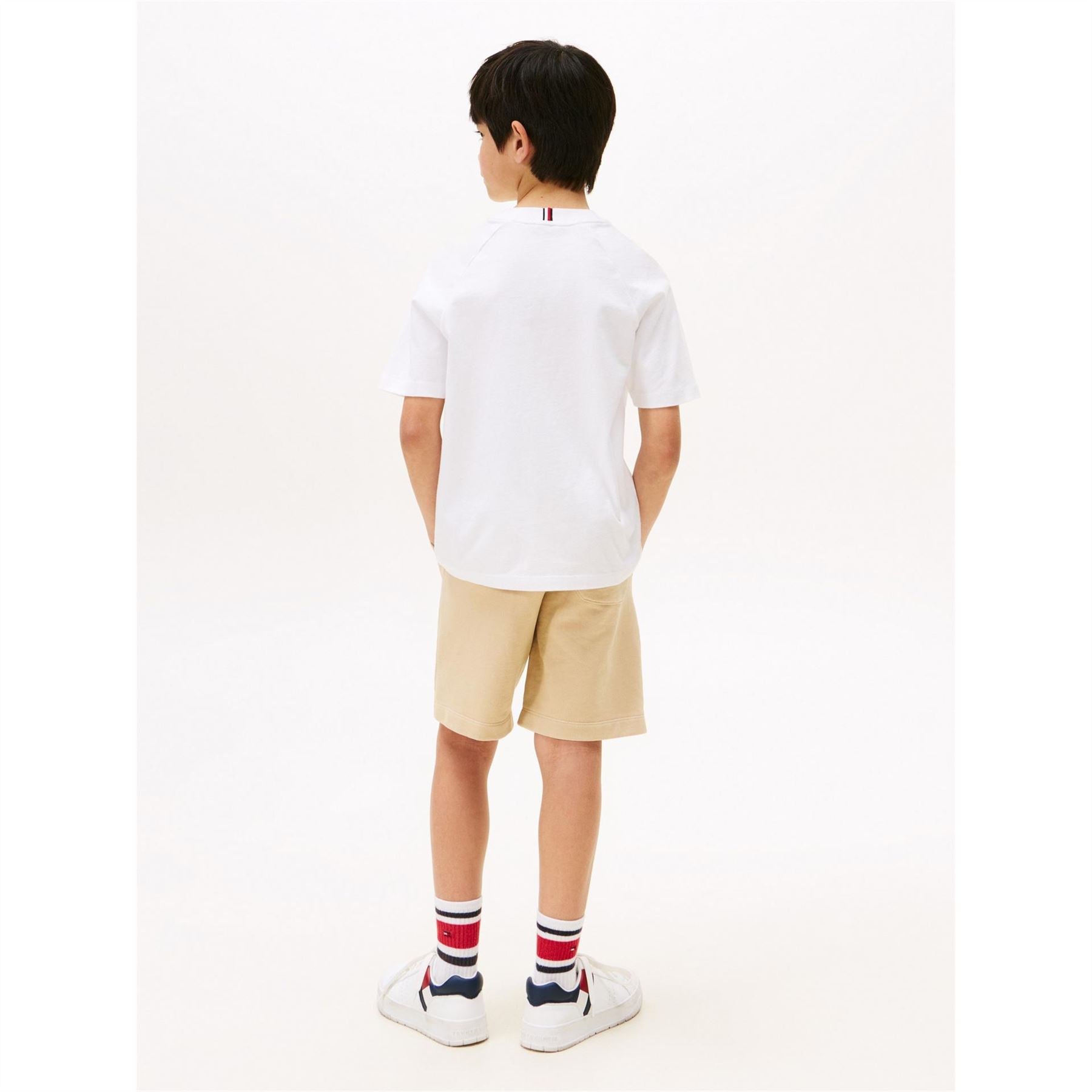 Tommy Hilfiger Script Raglan Sleeve Crew Neck T-Shirt