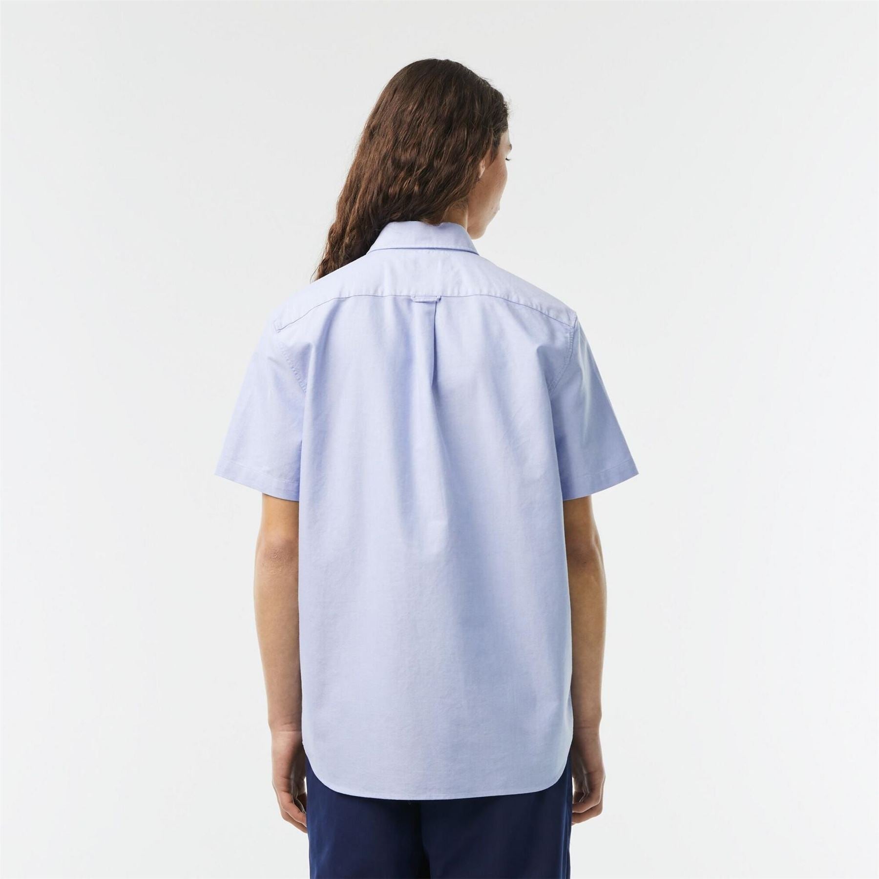 Lacoste Regular Fit Oxford Plain Shirt