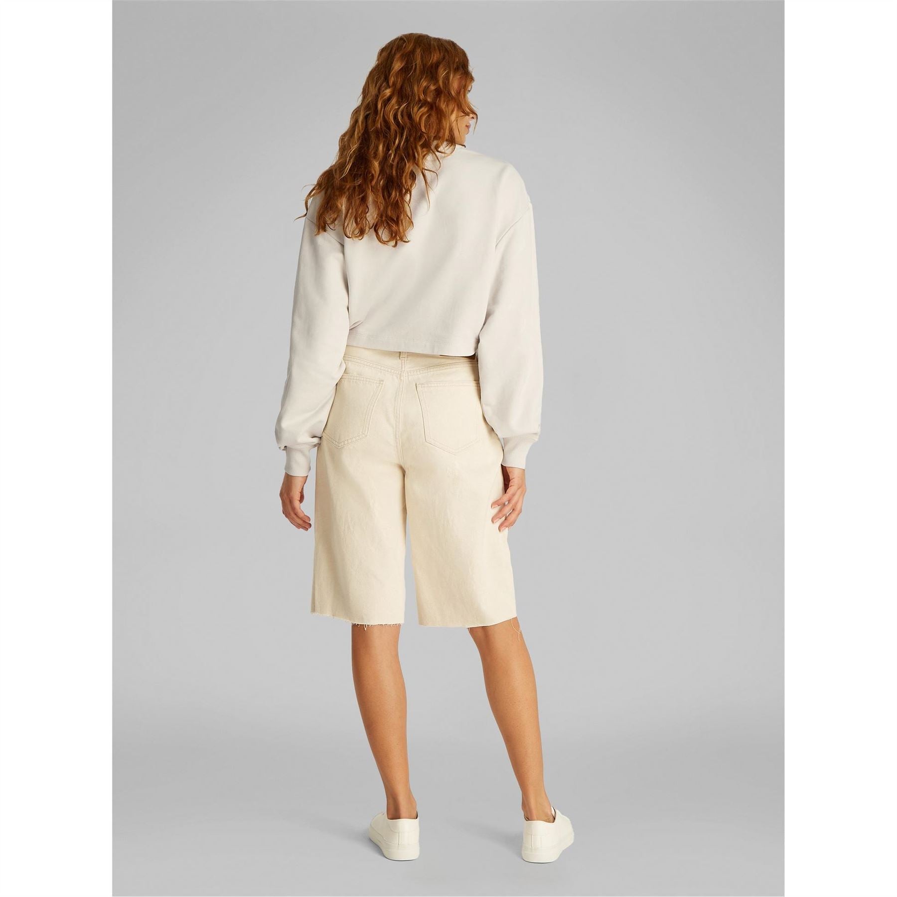 Calvin Klein Jeans Cropped Relaxed Fit Sweatshirt