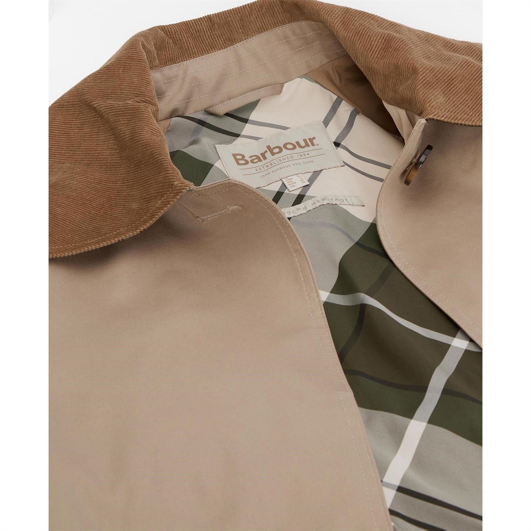 Barbour Reagan Showerproof Trench Coat