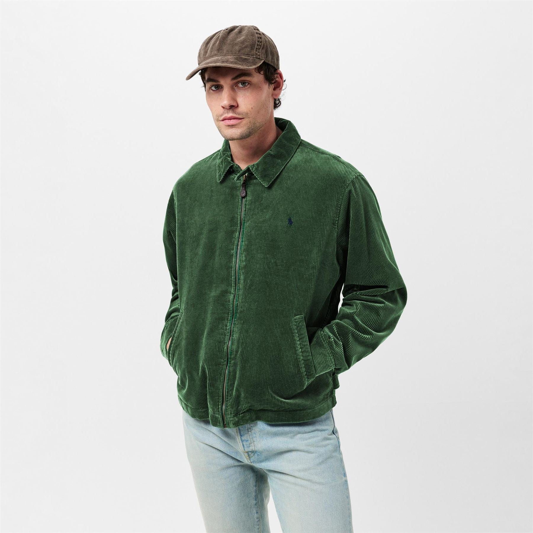Polo Ralph Lauren Ribbed Zipped Pocket Windbreaker Jacket