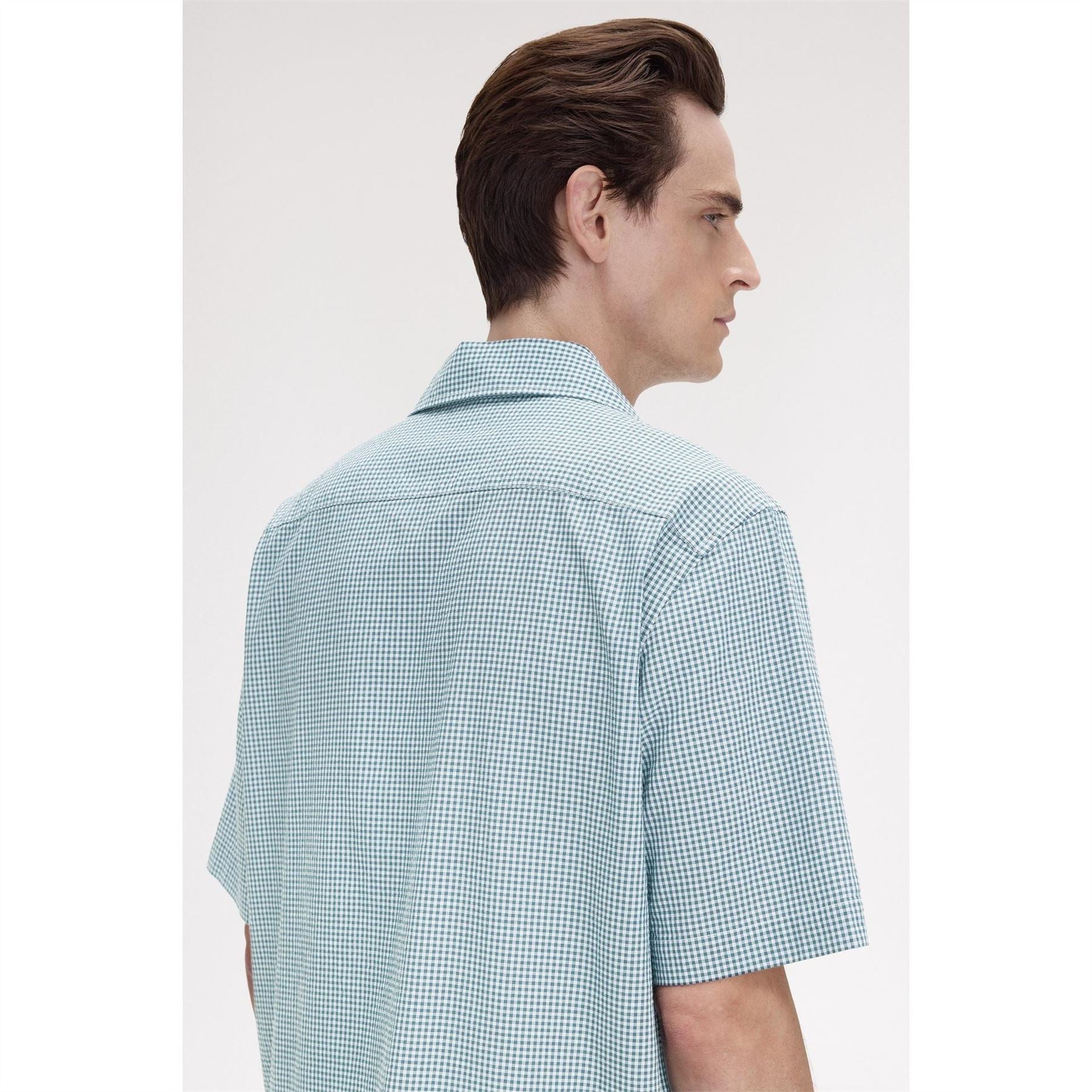 Fred Perry Gingham Short Sleeve Patterned Shirt