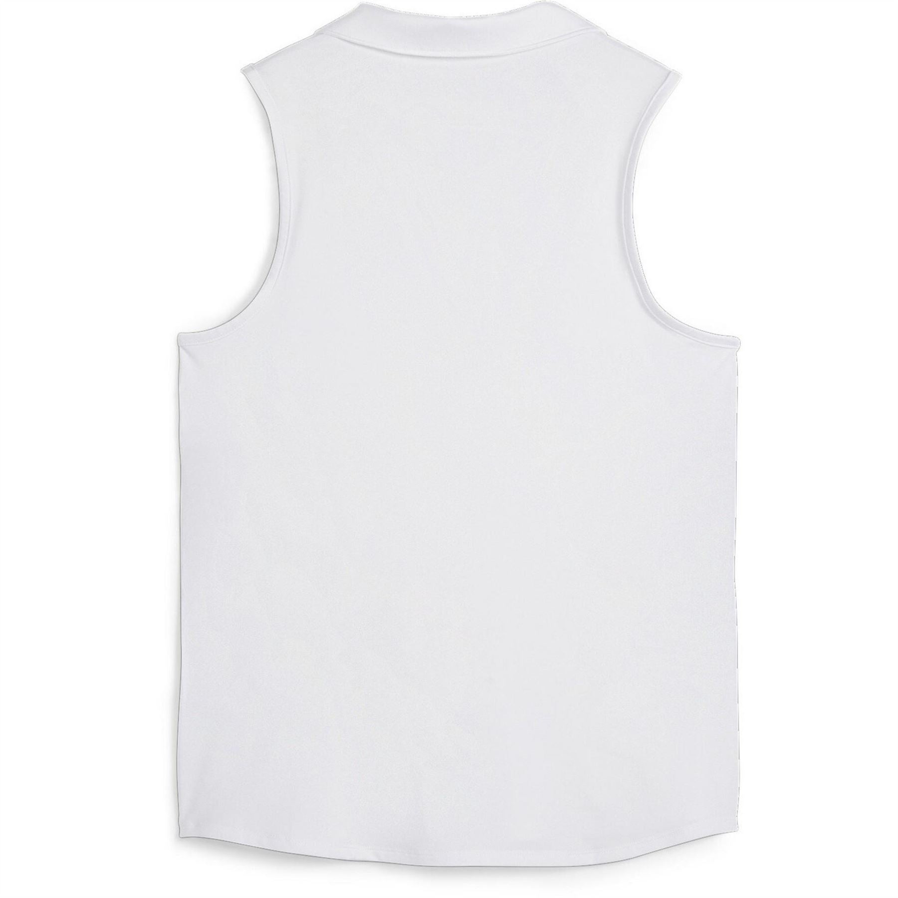 Puma Cloudspun Piped Sleeveless Performance Polo Shirt