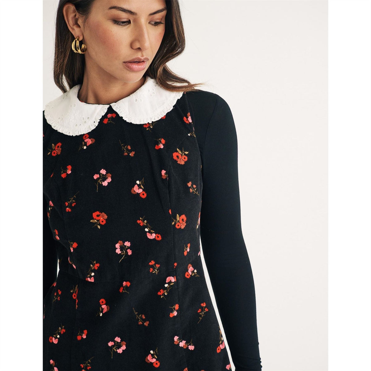 Nobodys Child Mpl Collared Neck Mini A-Line Dress