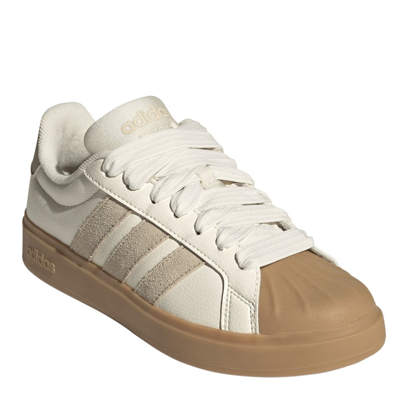 adidas Streetalk Shell Toe Lace-Up Low Top Sneakers