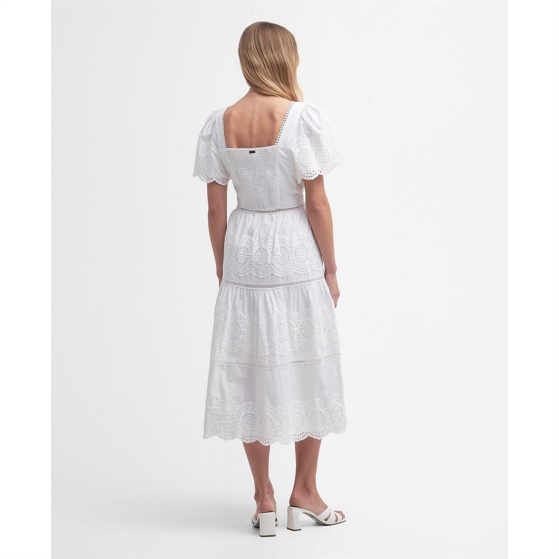 Barbour Broderie Midi Dress