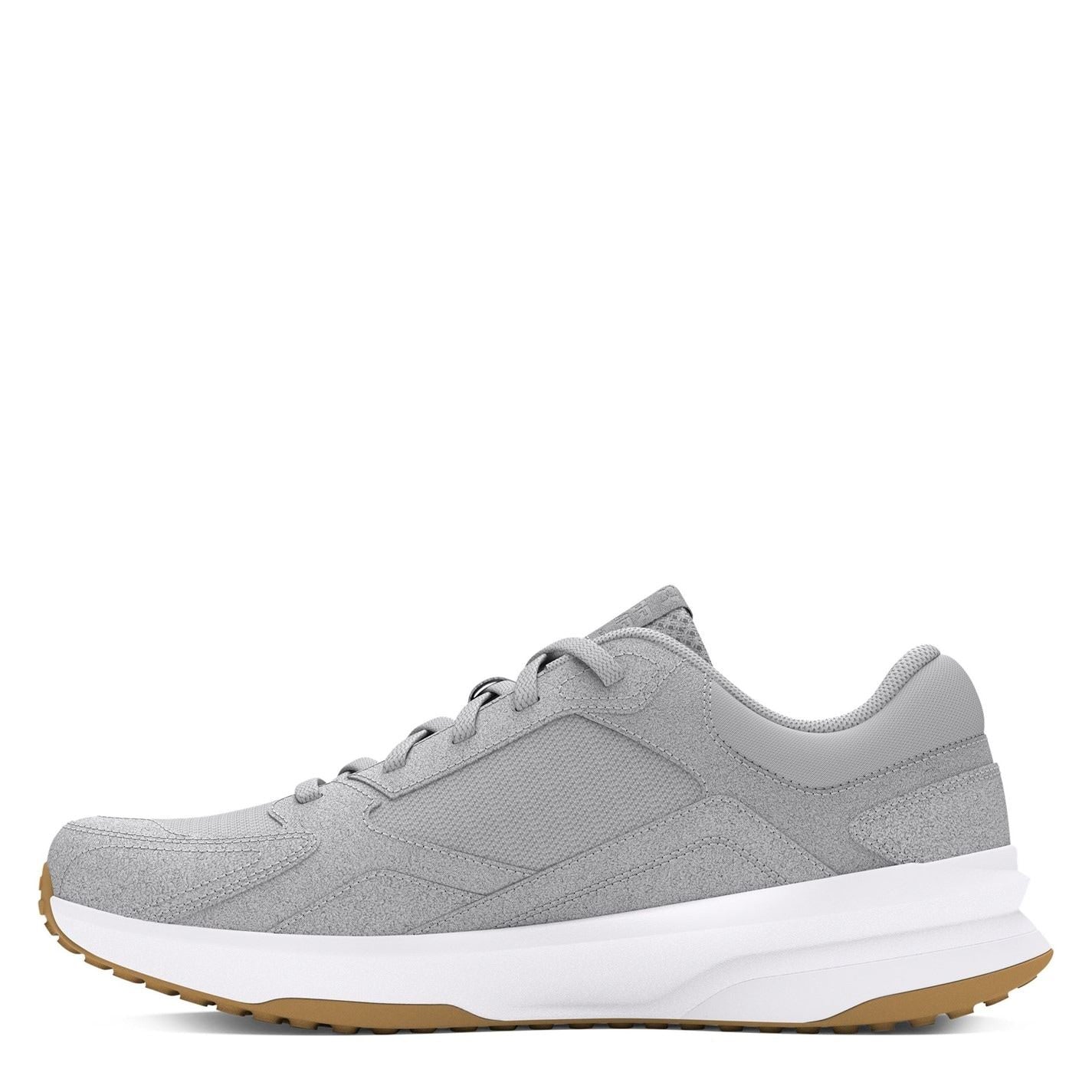Under Armour Edge Suede Round Toe Flat Heel Trainers