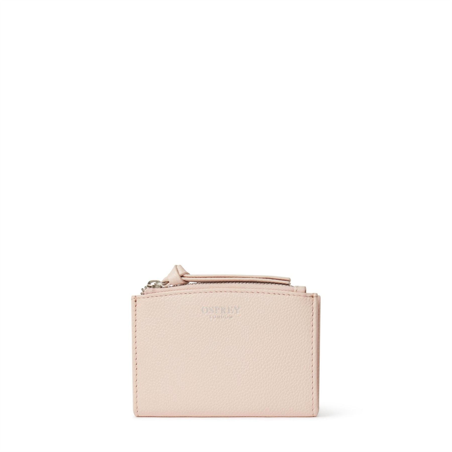 Osprey London London Molly Curved Bi Fold Leather Card Holder