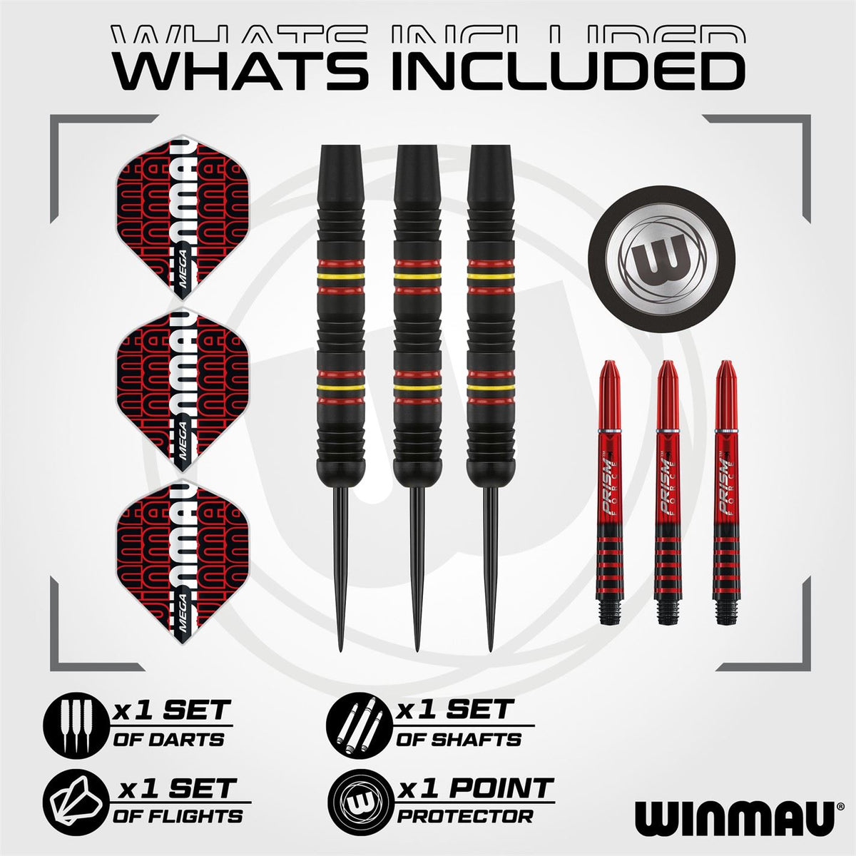 Winmau Outrage Brass Darts