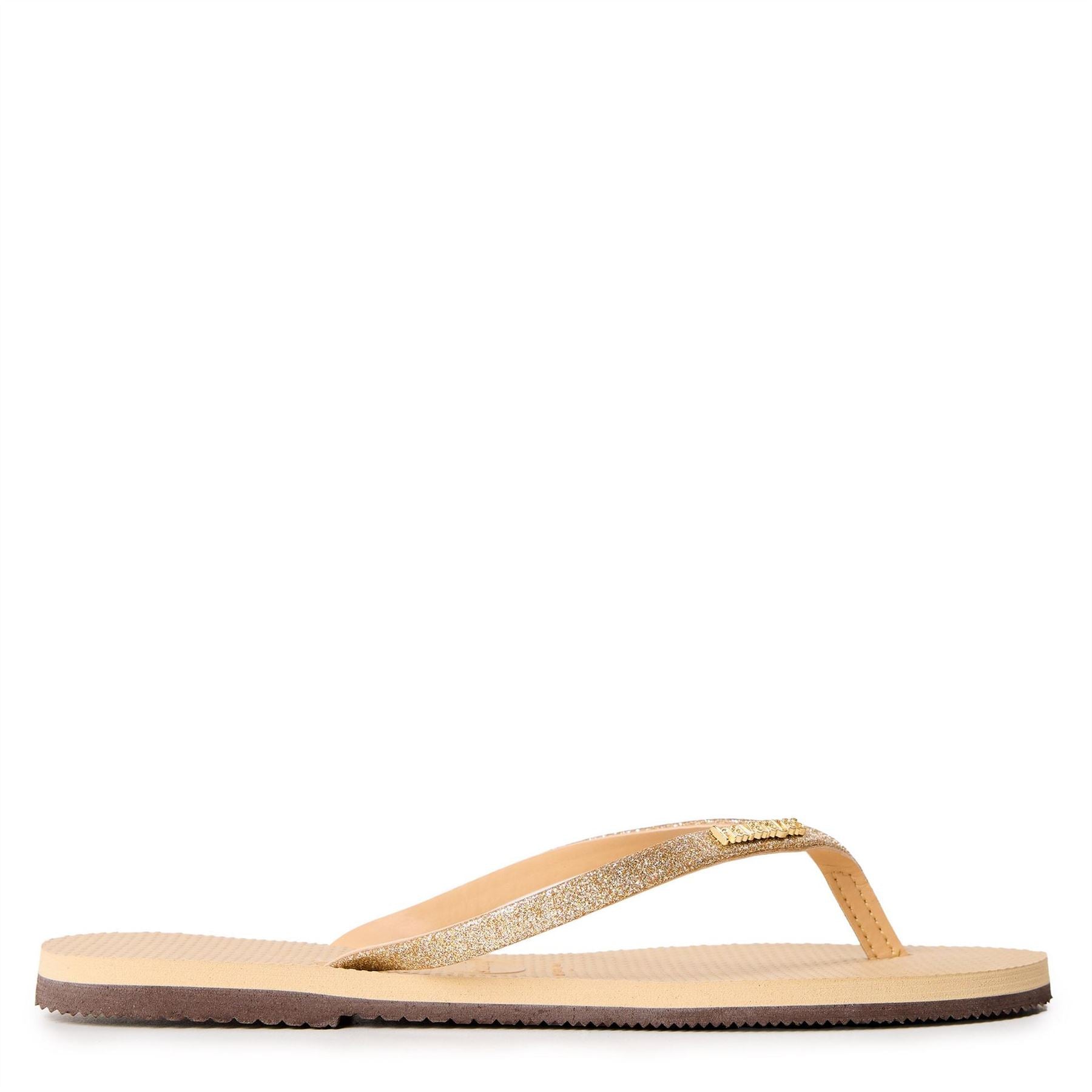 Havaianas Womens Hav. You Glitter Golden 35 36 Flip Flops