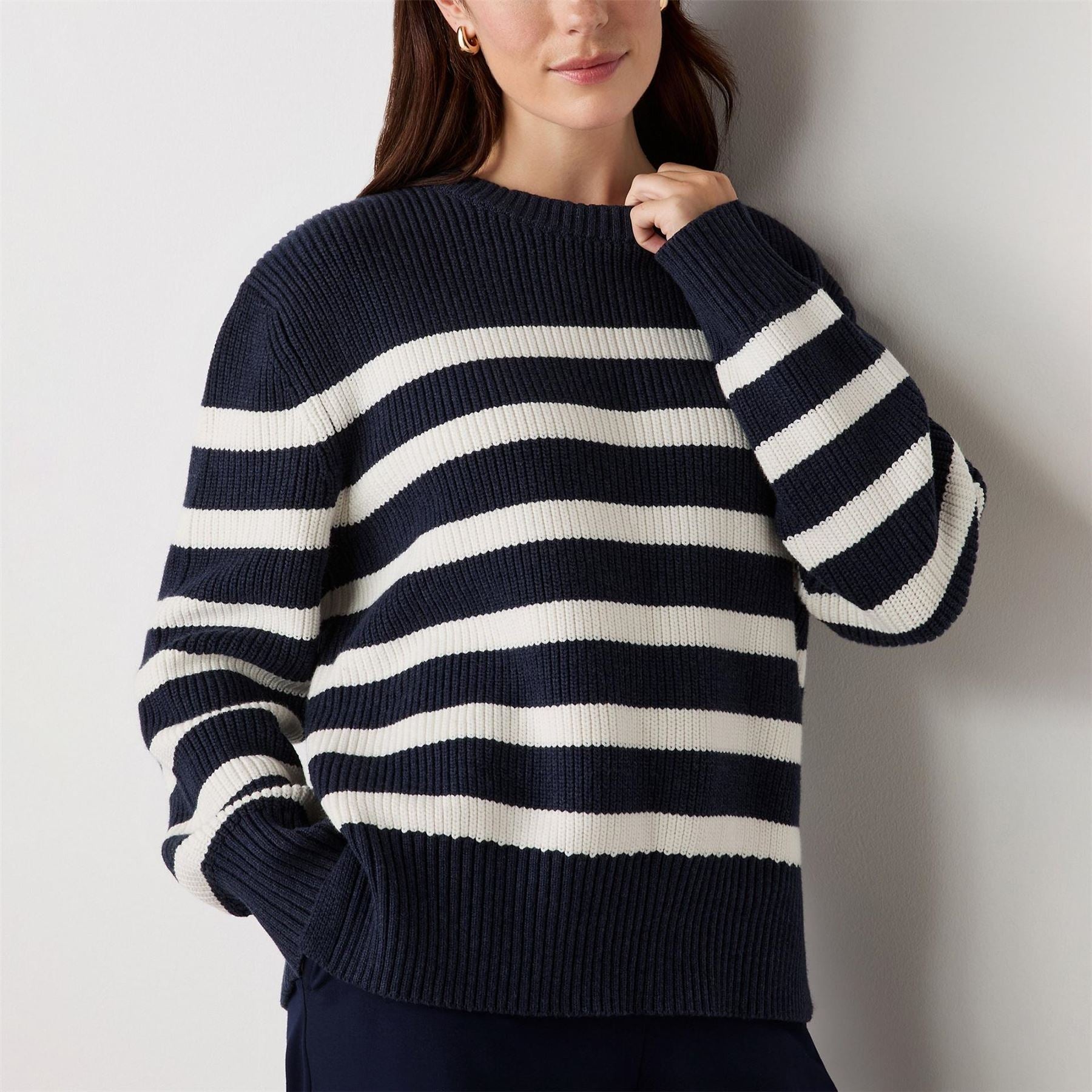Finery Serena Relaxed Fit Long Sleeve Sweater