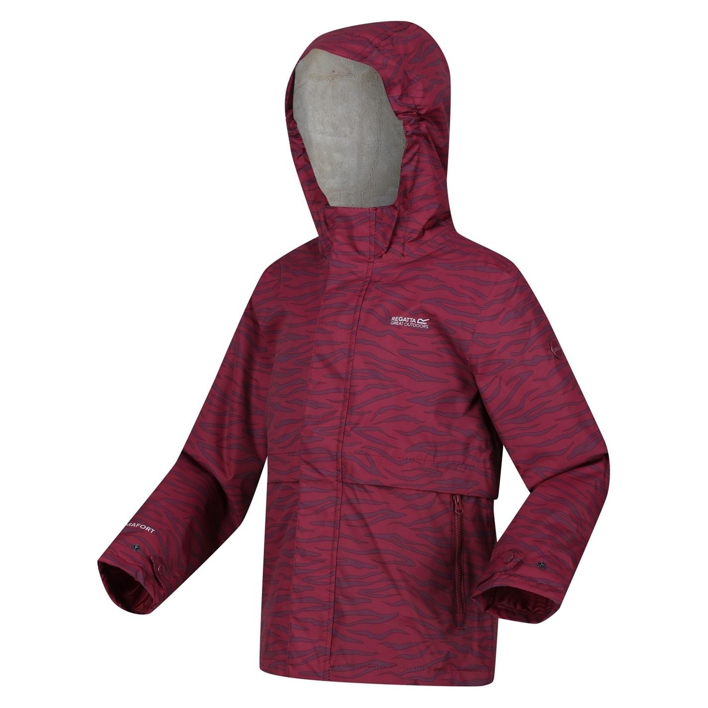 Regatta Bambee Hooded Animal Patterned Rain Jacket